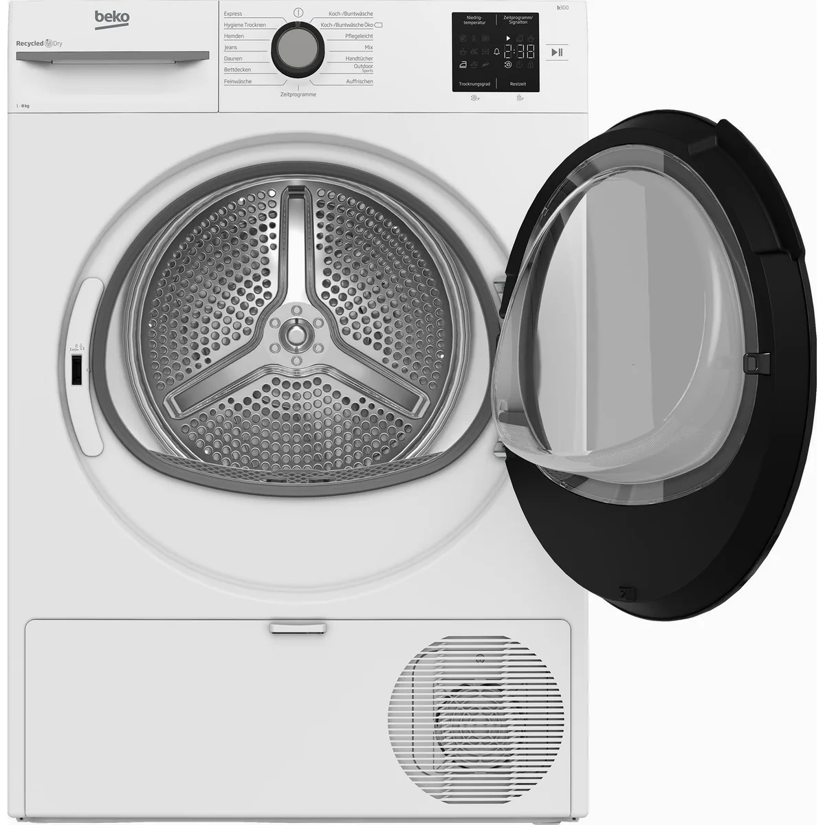 BEKO BM3T38220X Wärmepumpentrockner, energieeffiziente Technologie, 8 kg Fassungsvermögen 2