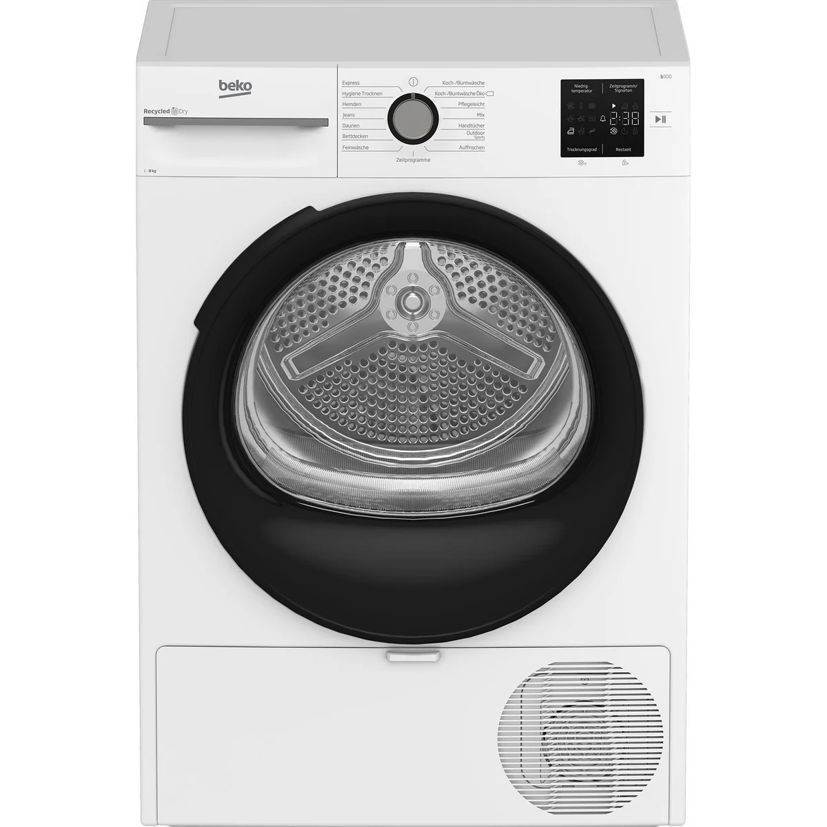 BEKO BM3T38220X Wärmepumpentrockner, energieeffiziente Technologie, 8 kg Fassungsvermögen 3