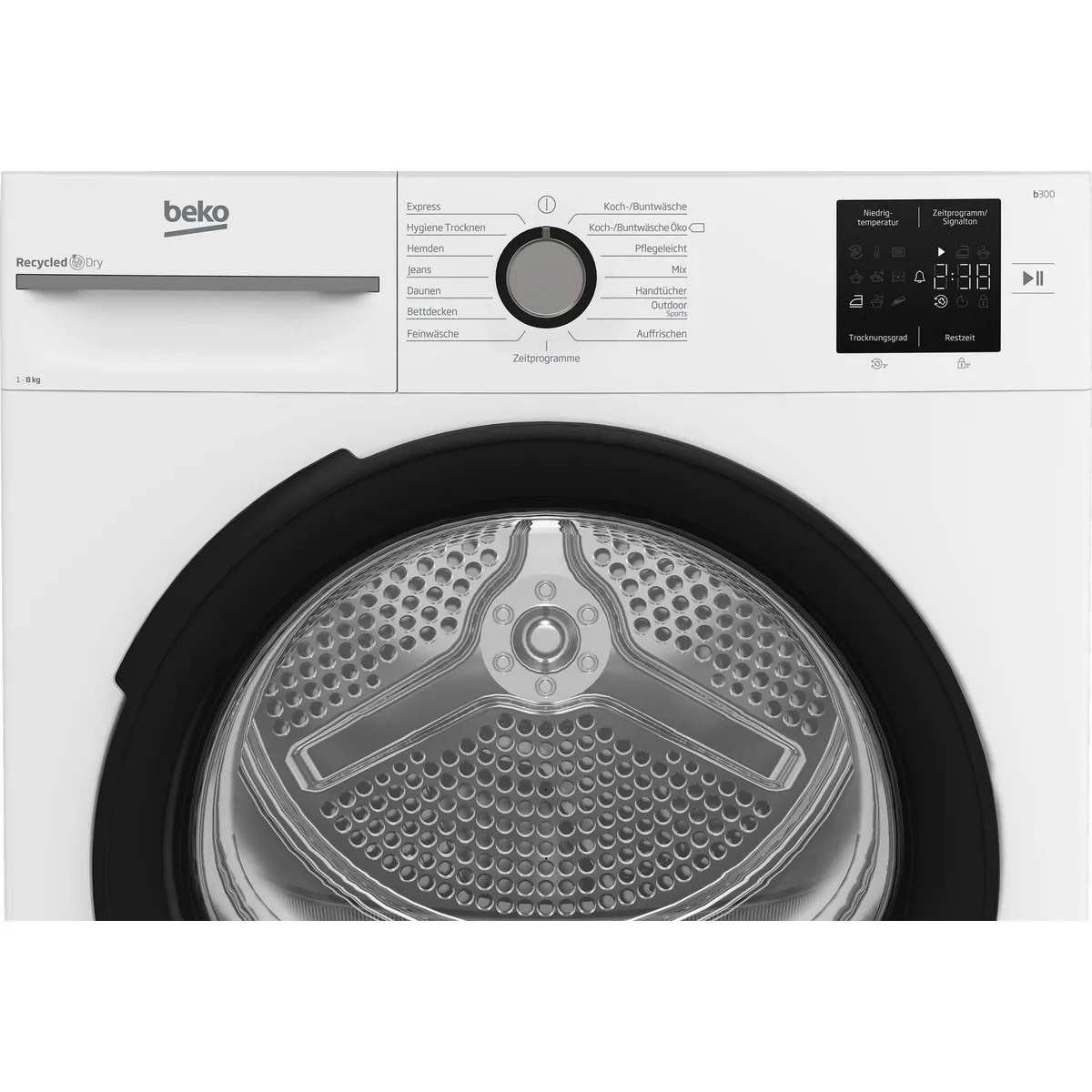 BEKO BM3T38220X Wärmepumpentrockner, energieeffiziente Technologie, 8 kg Fassungsvermögen 4