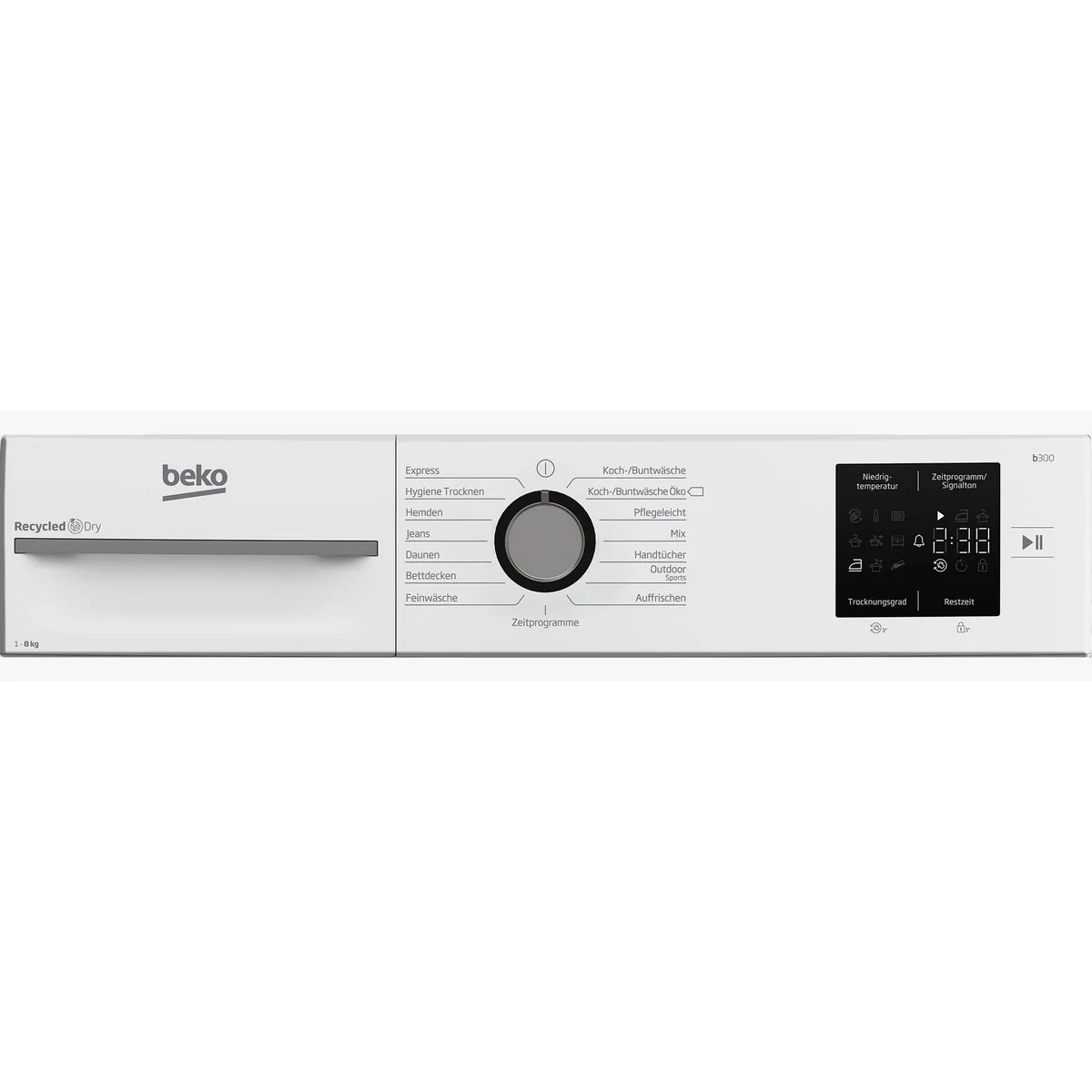BEKO BM3T38220X Wärmepumpentrockner, energieeffiziente Technologie, 8 kg Fassungsvermögen 5