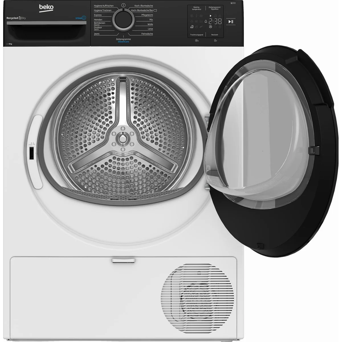 BEKO BM3T38240W Wärmepumpentrockner, AquaWave Schontrommel & 8 kg Kapazität 2