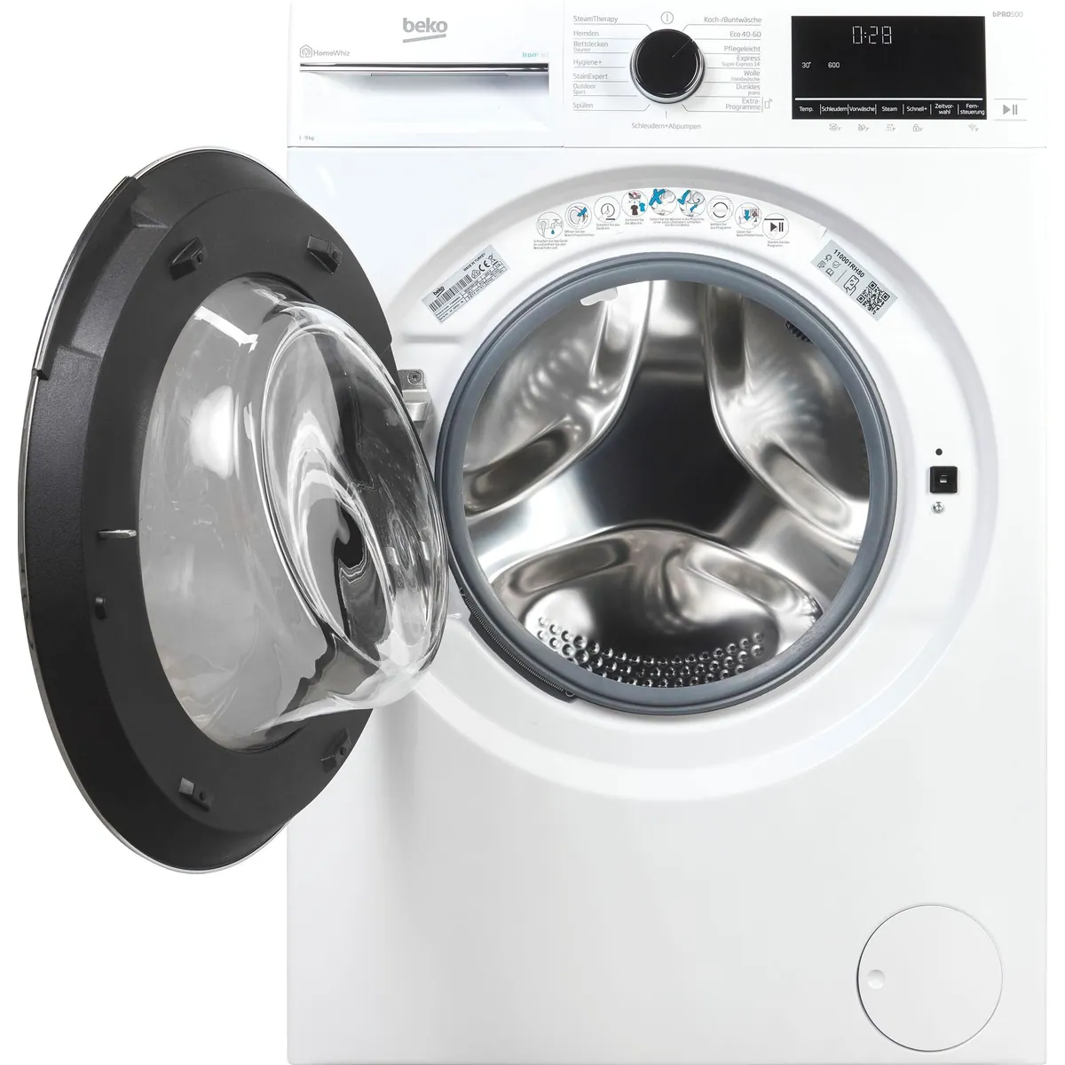 BEKO B5WF69410W Waschmaschine, 9 kg, 1400 U/min, vollelektronisch 2