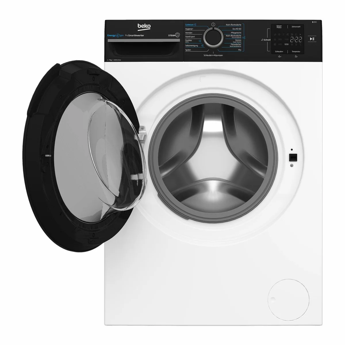 BEKO BM3WFU3741R Waschmaschine, 7 kg, 1400 U/min, Hygiene+ Funktion, AddXtra Nachlegefunktion 4