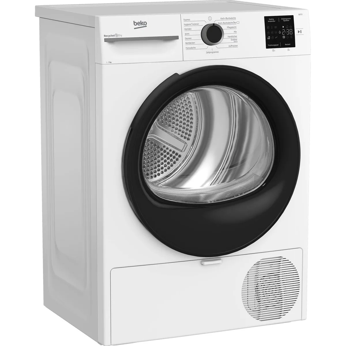 BEKO BM3T37249W Wärmepumpentrockner, AquaWave Schontrommel, Energieeffizienz A++ 3