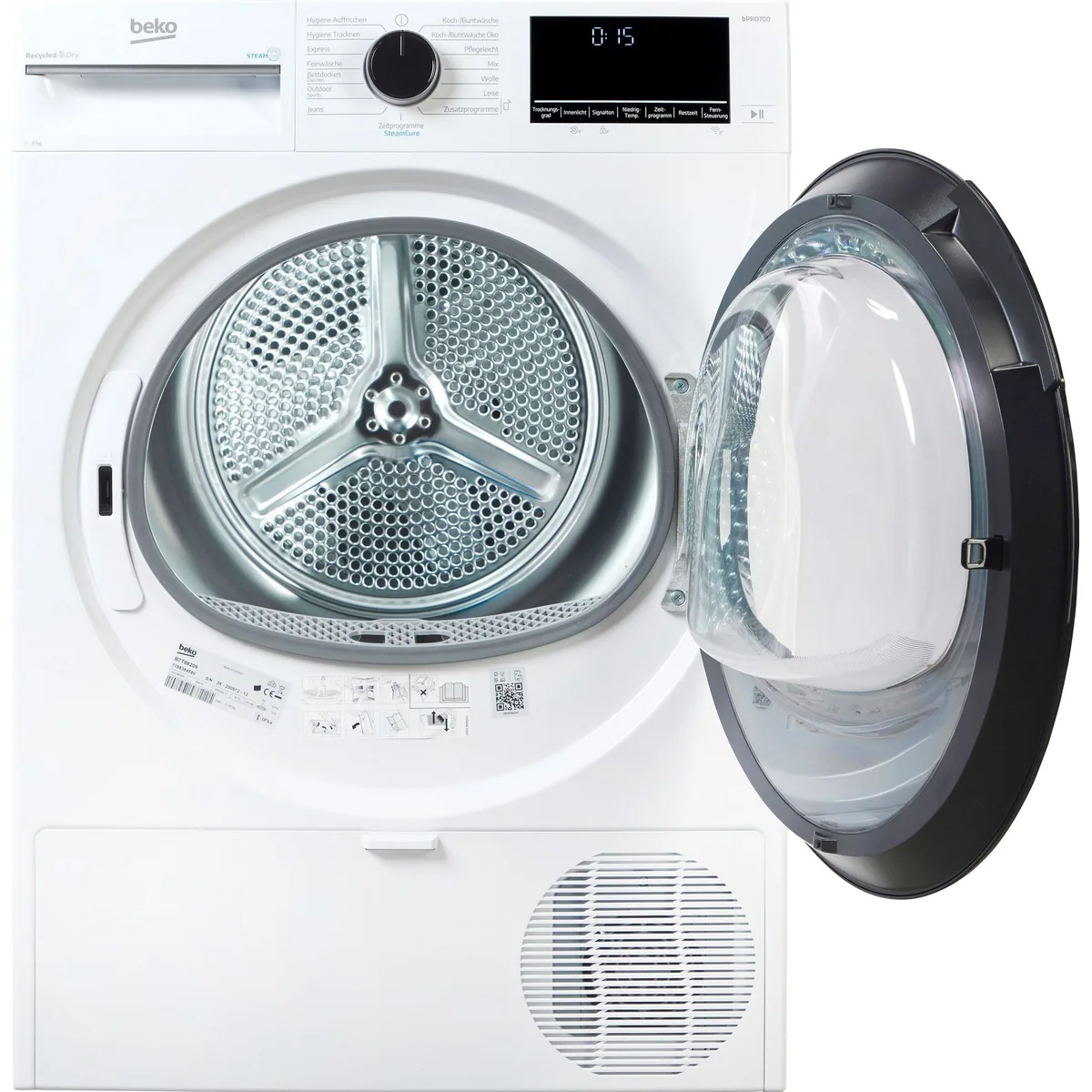 BEKO B7T88209 Wärmepumpentrockner, energieeffizient, leise, vielseitige Programme 2