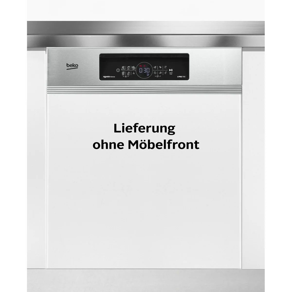 BEKO BDSN36462XP Geschirrspüler, 14 Maßgedecke, leise mit 38 dB