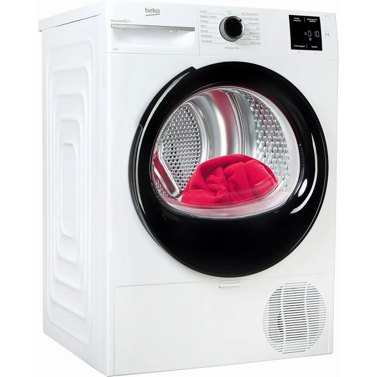 BEKO BMO3T382CW Wärmepumpentrockner, Hygiene Trocknen, 10 Jahre Motorgarantie