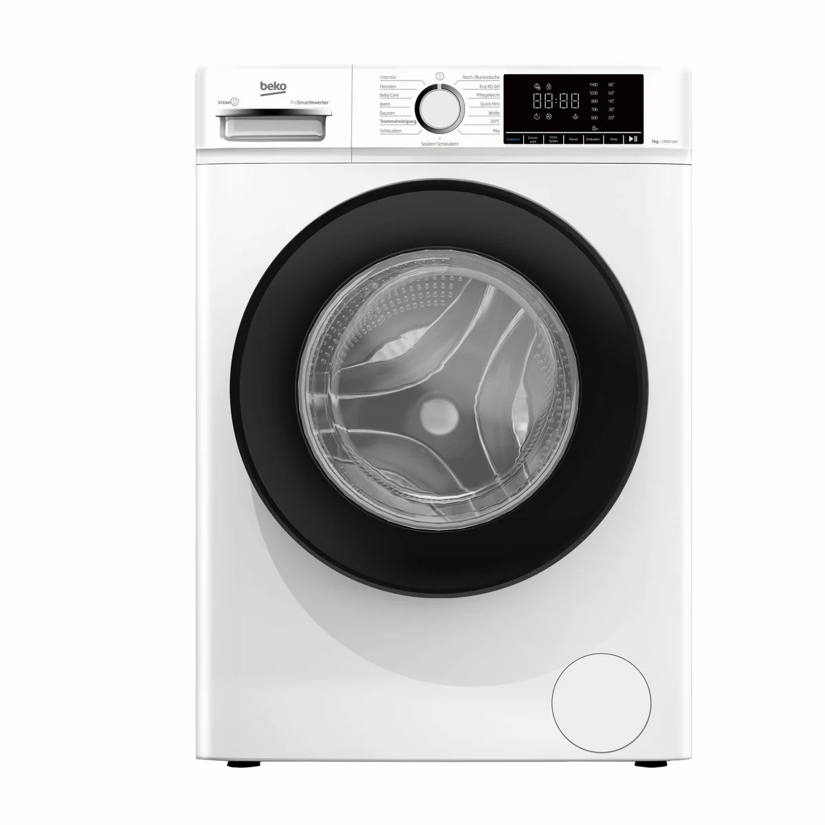 BEKO WMOFE741 Waschmaschine, 7 kg, 1400 U/min, Dampffunktion, Nachlegefunktion