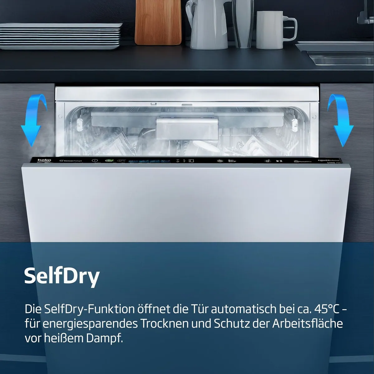 BEKO BDFN36451X Standgeschirrspüler, 9,5 l, 14 Maßgedecke, effiziente Reinigung 5
