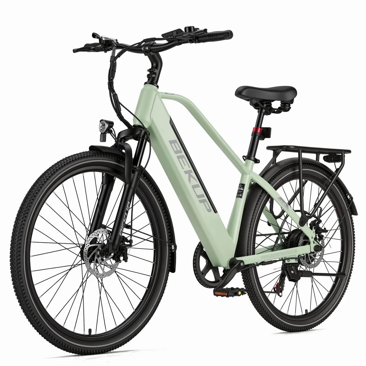 BEKUP E-Bike Cityrad V2, 522 Wh Akku, 250 W Heckmotor, Shimano 7-Gang