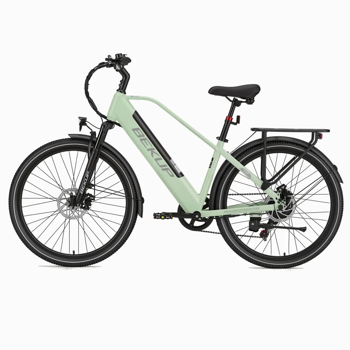 BEKUP E-Bike Cityrad V2, 522 Wh Akku, 250 W Heckmotor, Shimano 7-Gang 2