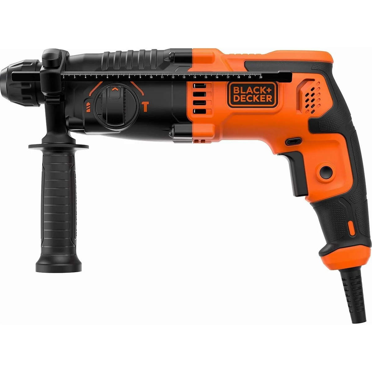 Black + Decker Kombihammer SDS-plus, 650 Watt, 1,4 Joule Schlagenergie 3