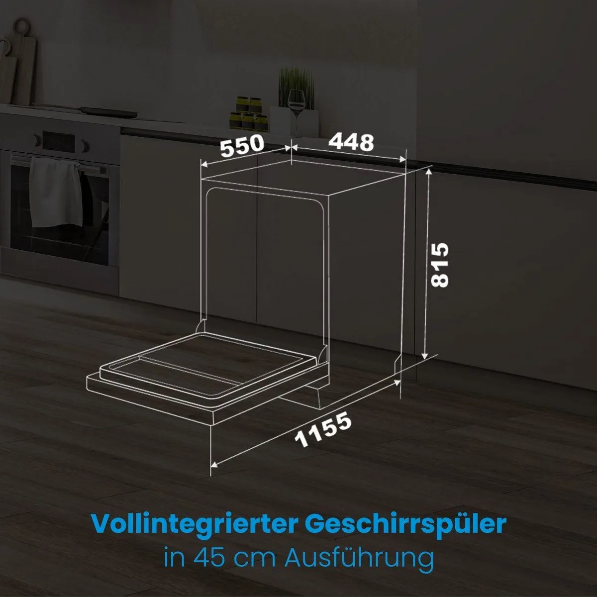 BOMANN GSPE 7420, vollintegrierbar, 10 Maßgedecke, 5 Programme 5
