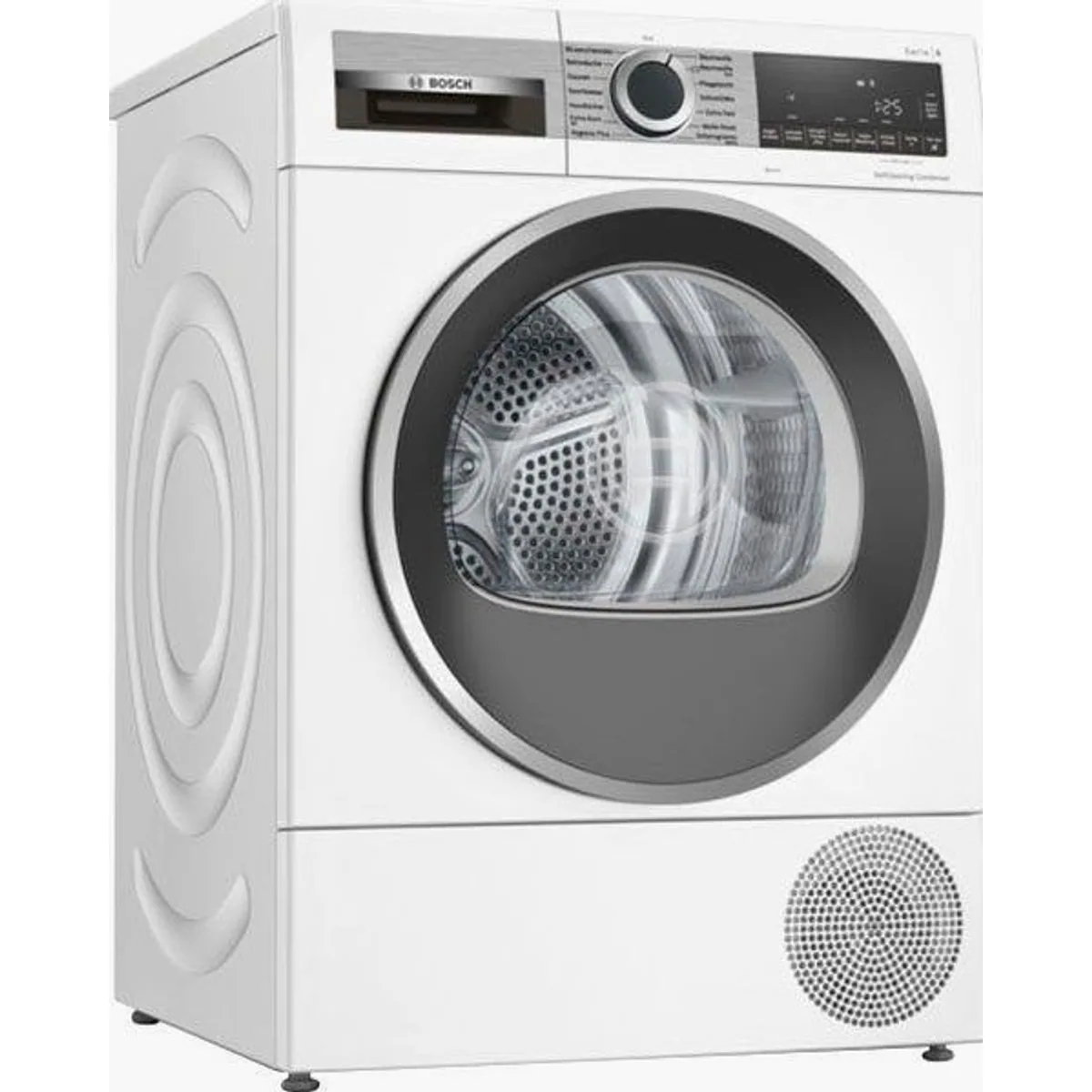 BOSCH WQG235D00 Wärmepumpentrockner, Selbstreinigender Kondensator, 8 kg Fassungsvermögen, AntiVibration Design
