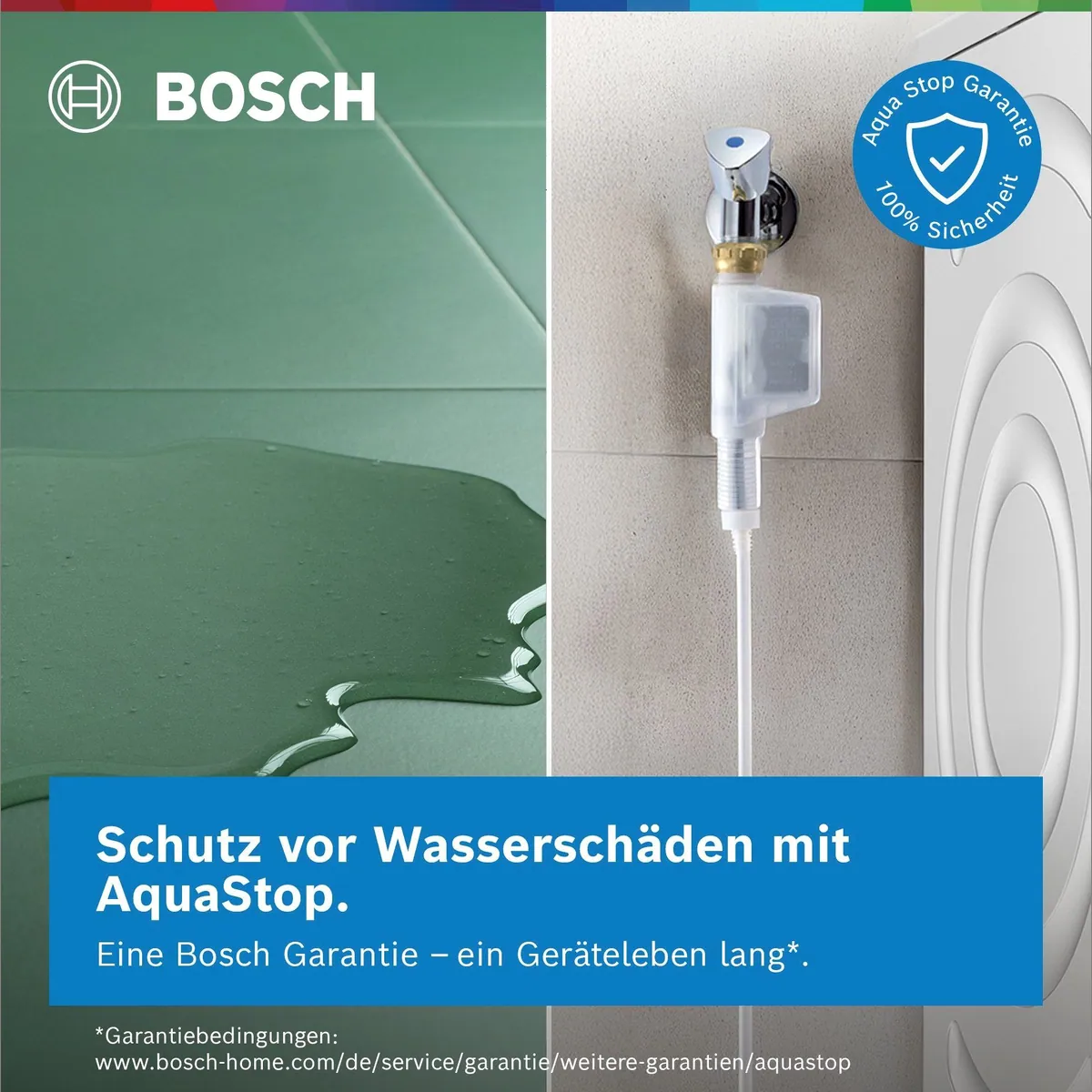 BOSCH WUU28T70 Waschmaschine, 8 kg, 1400 U/min, unterbaufähig, Invertermotor, ActiveWaterPlus 3