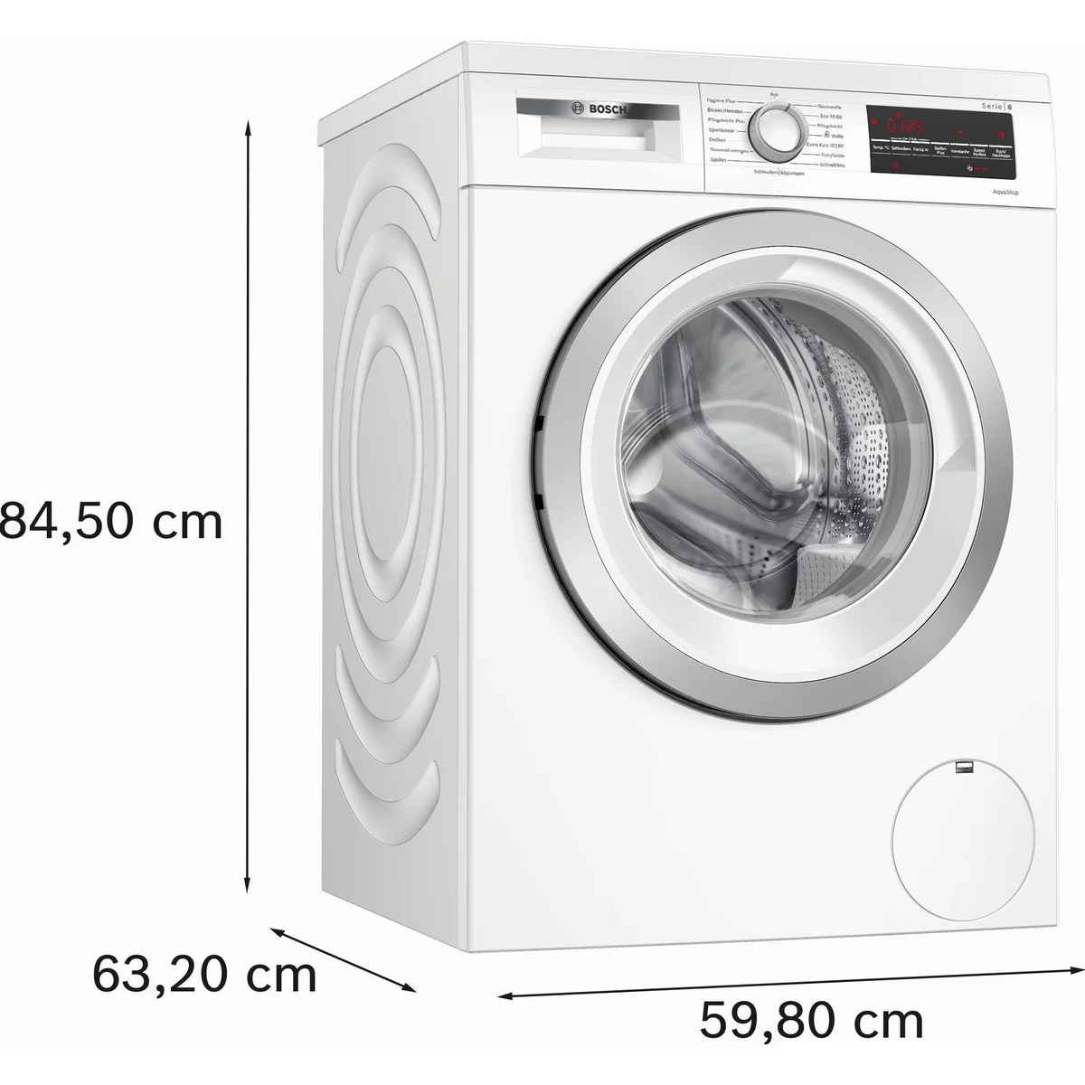 BOSCH WUU28T42 Waschmaschine, 9 kg, 1400 U/min, Invertermotor, Aqua Stop 4