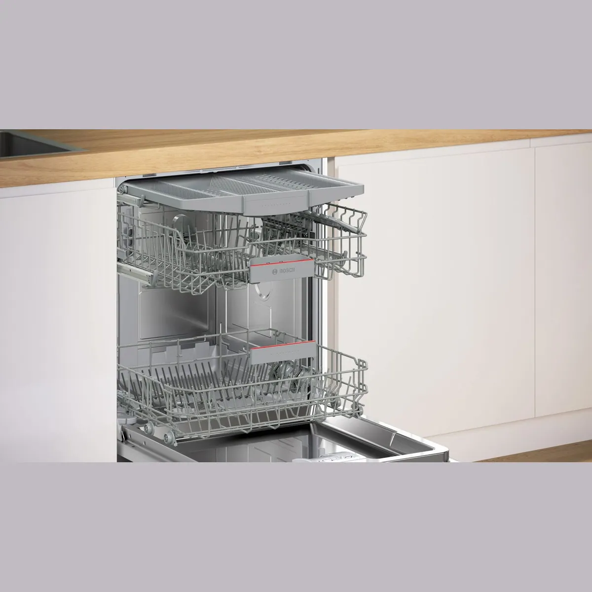 BOSCH SMV4EVX09E Geschirrspüler, 14 Maßgedecke, flexible Vario-Körbe, Info Light 4