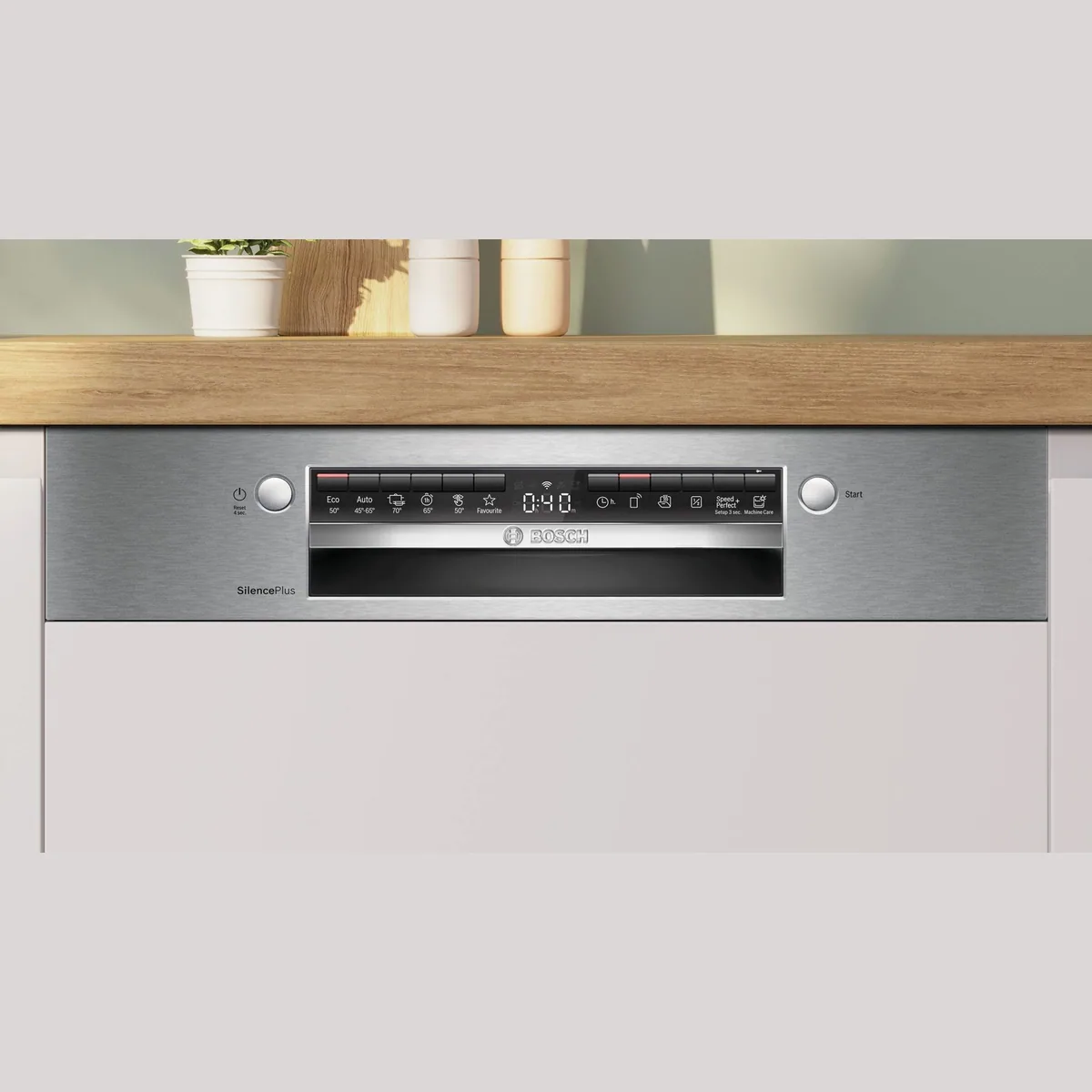 BOSCH SMI4EVS08E Geschirrspüler, 14 Maßgedecke, 3-fach Rack Matic 5
