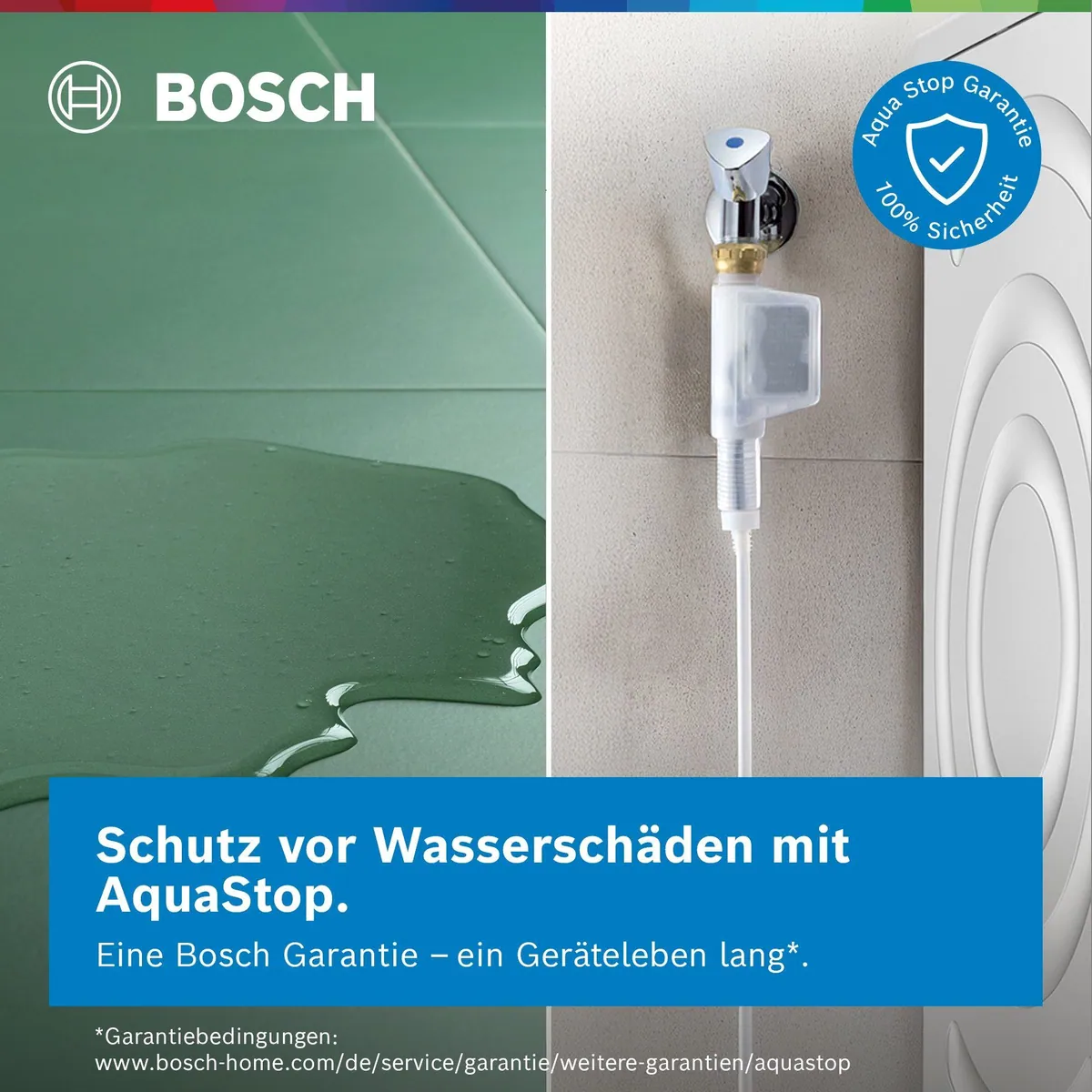 BOSCH Waschmaschine Serie 6 WUU28T71, 8 kg, 1400 U/min — energieeffizient, leise, nachlegefähig 3