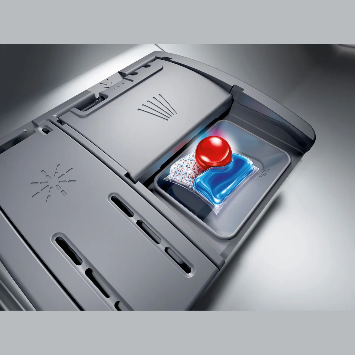 BOSCH SMI6ECS12E Geschirrspüler, 14 Maßgedecke, automatische Türöffnung, flexible Max Flex Körbe 5