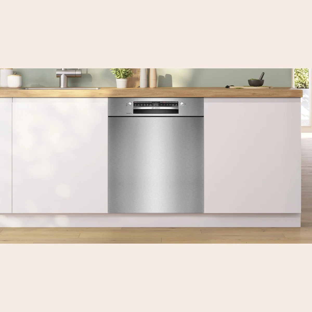 BOSCH SMU4ECS32E Unterbaugeschirrspüler, 14 Maßgedecke, automatische Türöffnung, flexible Max Flex Körbe 2