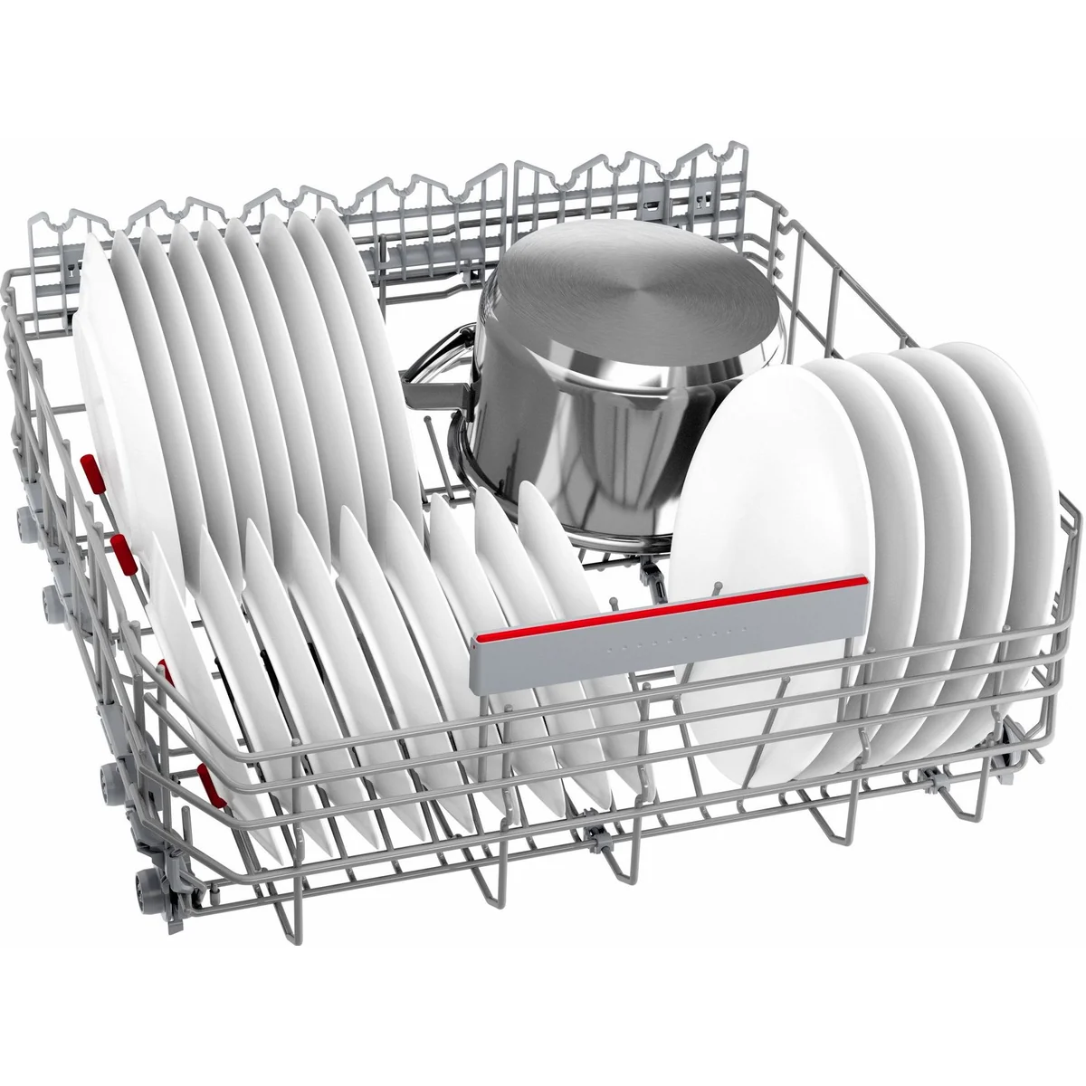 BOSCH SMU4ECS32E Unterbaugeschirrspüler, 14 Maßgedecke, automatische Türöffnung, flexible Max Flex Körbe 5