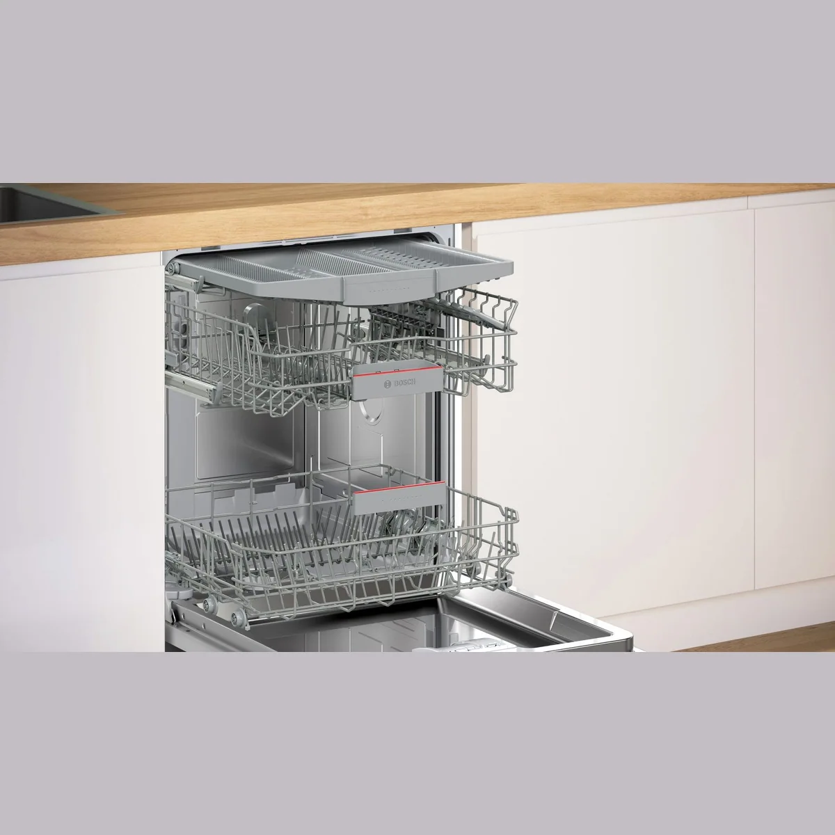 BOSCH SMU4EVS09E Unterbaugeschirrspüler, 14 Maßgedecke, VarioFlex-Körbe 3
