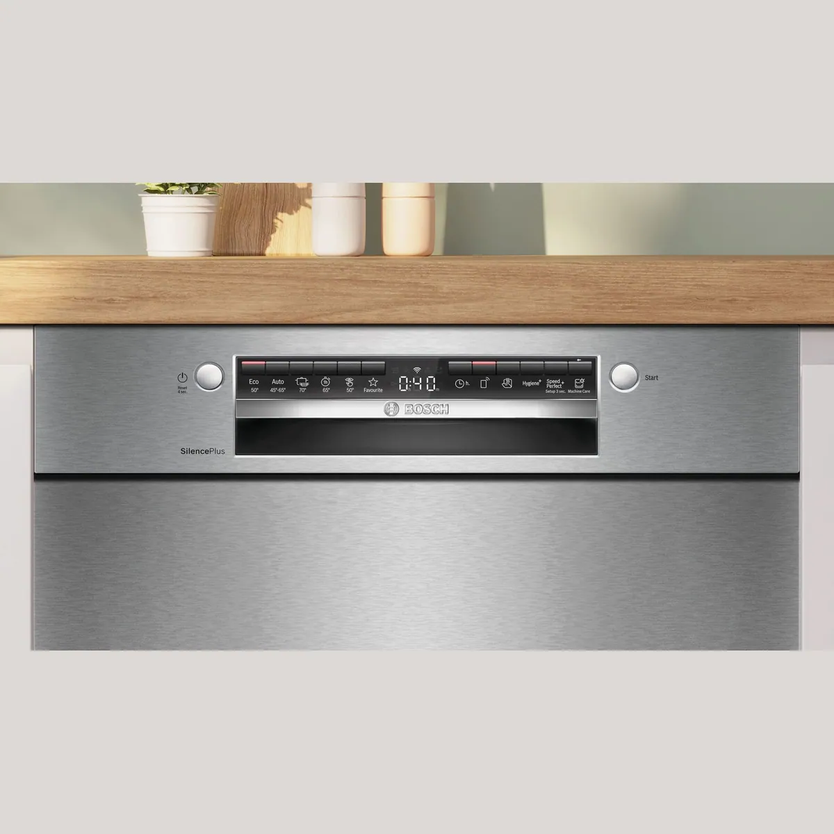BOSCH SMU4EVS09E Unterbaugeschirrspüler, 14 Maßgedecke, VarioFlex-Körbe 4