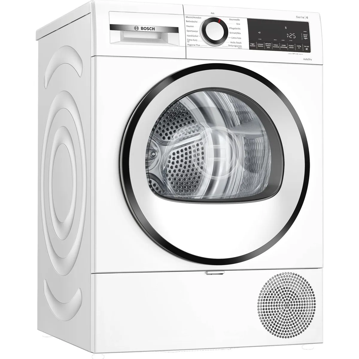 BOSCH Wärmepumpentrockner Serie 6 WQG233D01, effiziente Trocknung, Easy Clean Filter