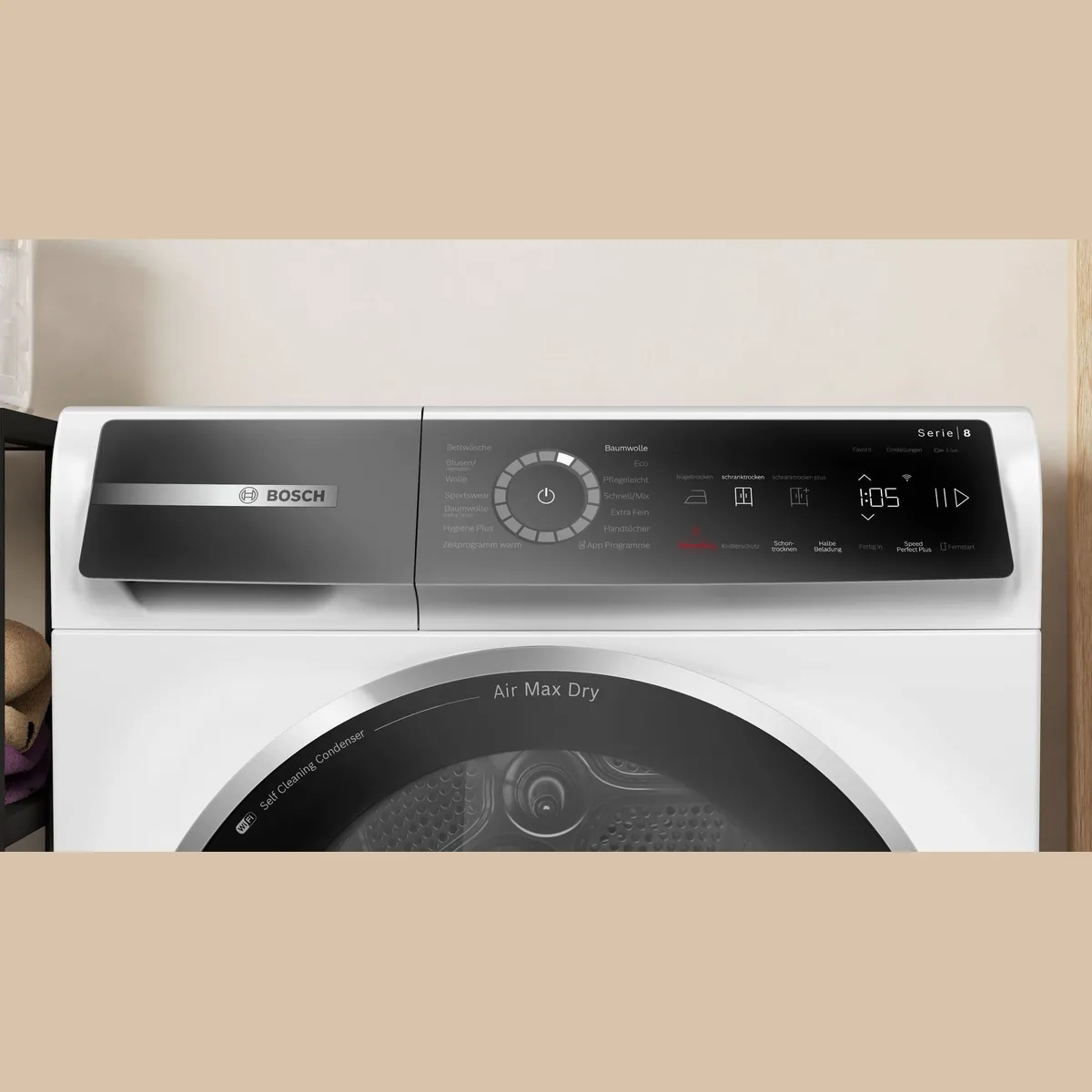 BOSCH Wärmepumpentrockner Serie 8 WRB247C40, energieeffizient und benutzerfreundlich 2