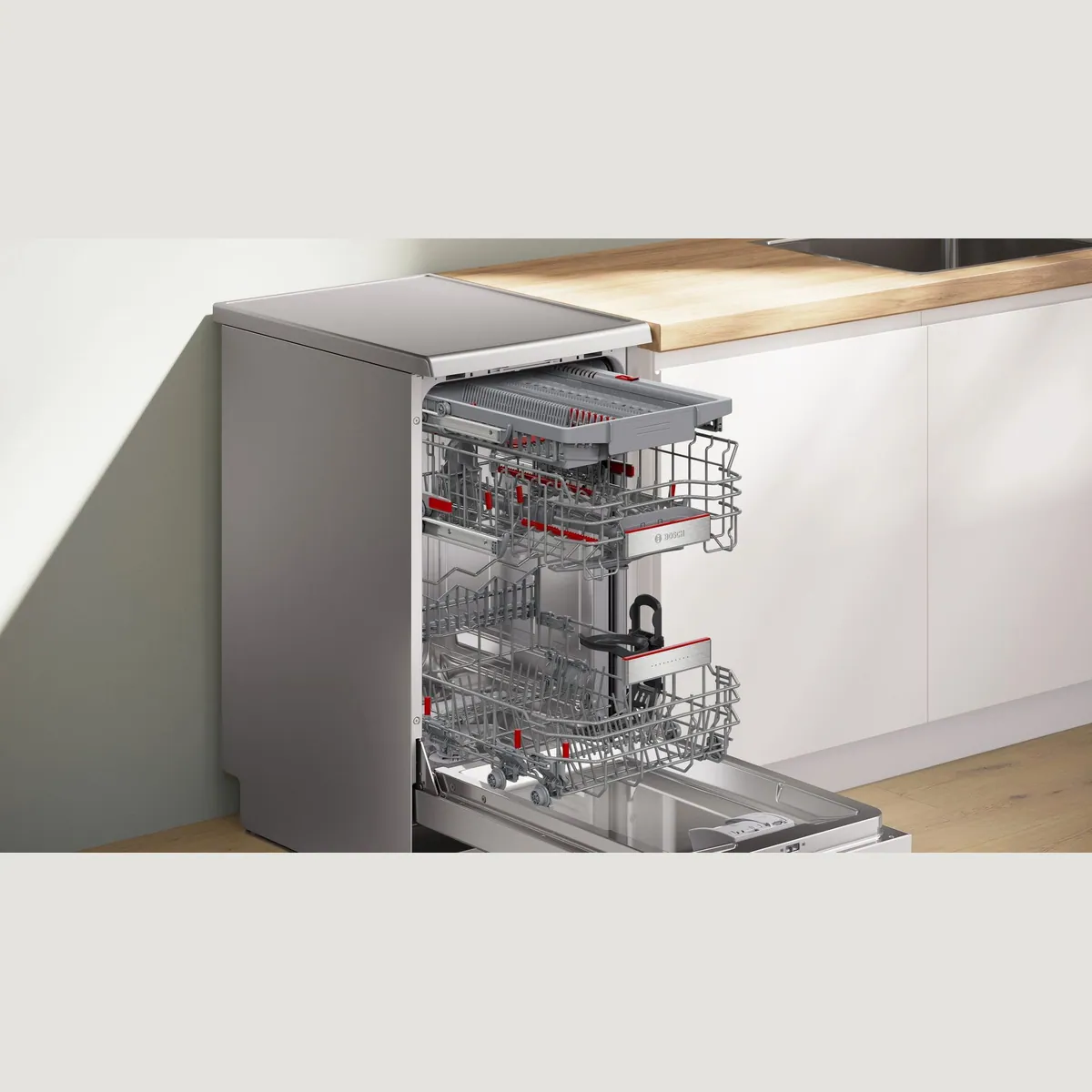 BOSCH Standgeschirrspüler Serie 6 SPS6EMI21E, 10 Maßgedecke, 3-fach Rack Matic 5