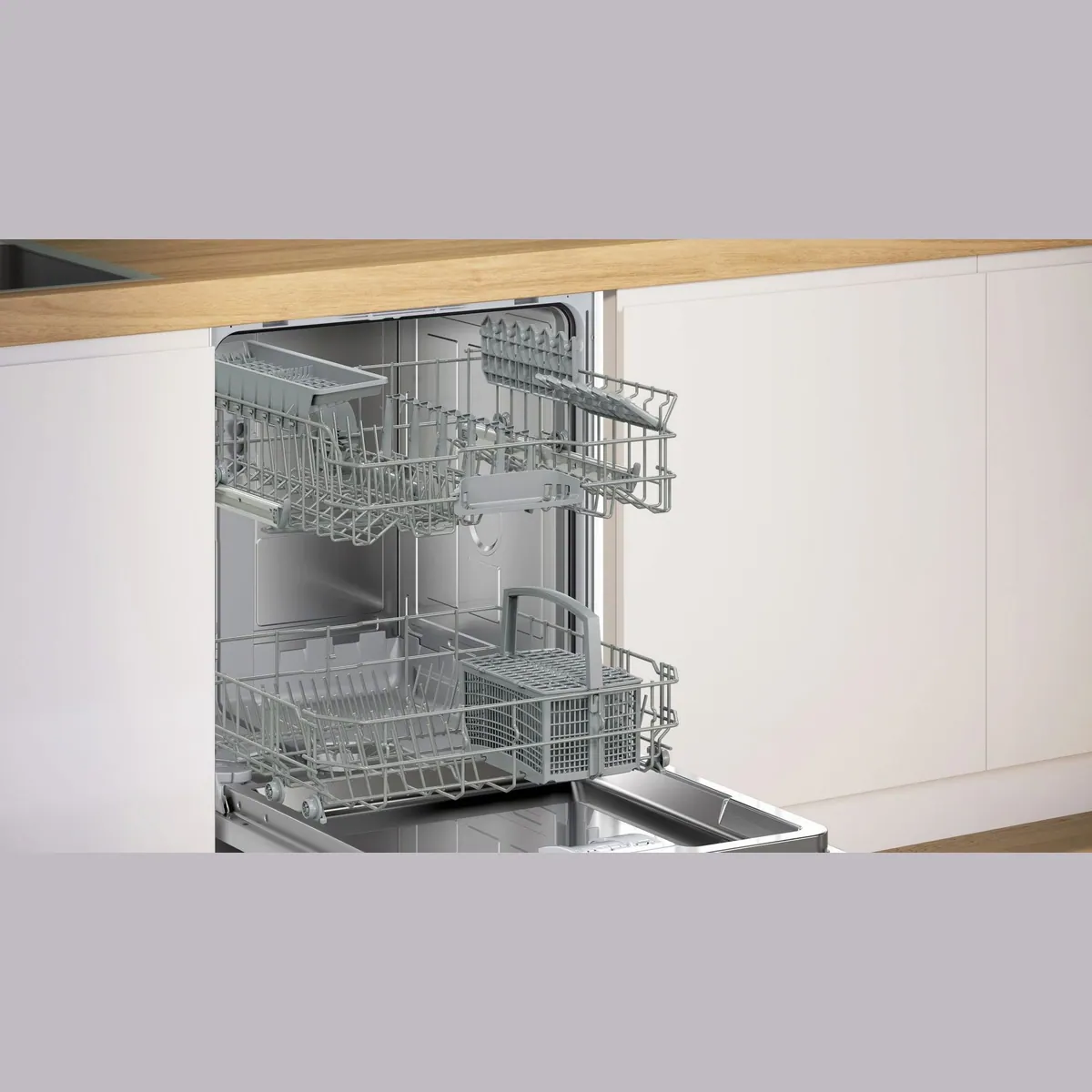 BOSCH teilintegrierbarer Geschirrspüler SMI2HTS08E, 13 Maßgedecke, Silence on Demand-Funktion 4