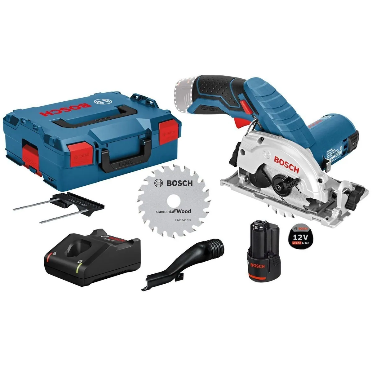 BOSCH GKS 12V-26 Akku-Handkreissäge, 12 V, Ø 85 mm, inkl. Akku