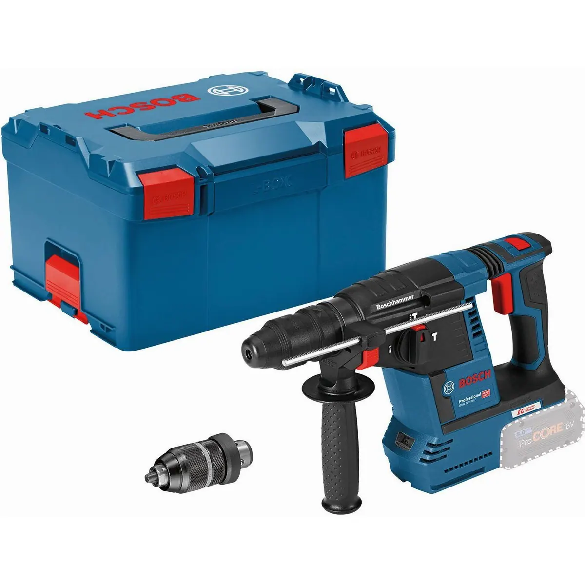 Bosch Professional GBH 18V-26F Akku-Bohrhammer, SDS plus, vielseitig einsetzbar