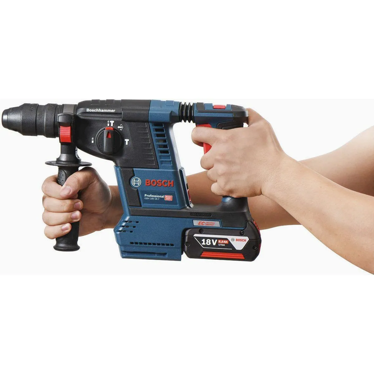 Bosch Professional GBH 18V-26F Akku-Bohrhammer, SDS plus, vielseitig einsetzbar 4
