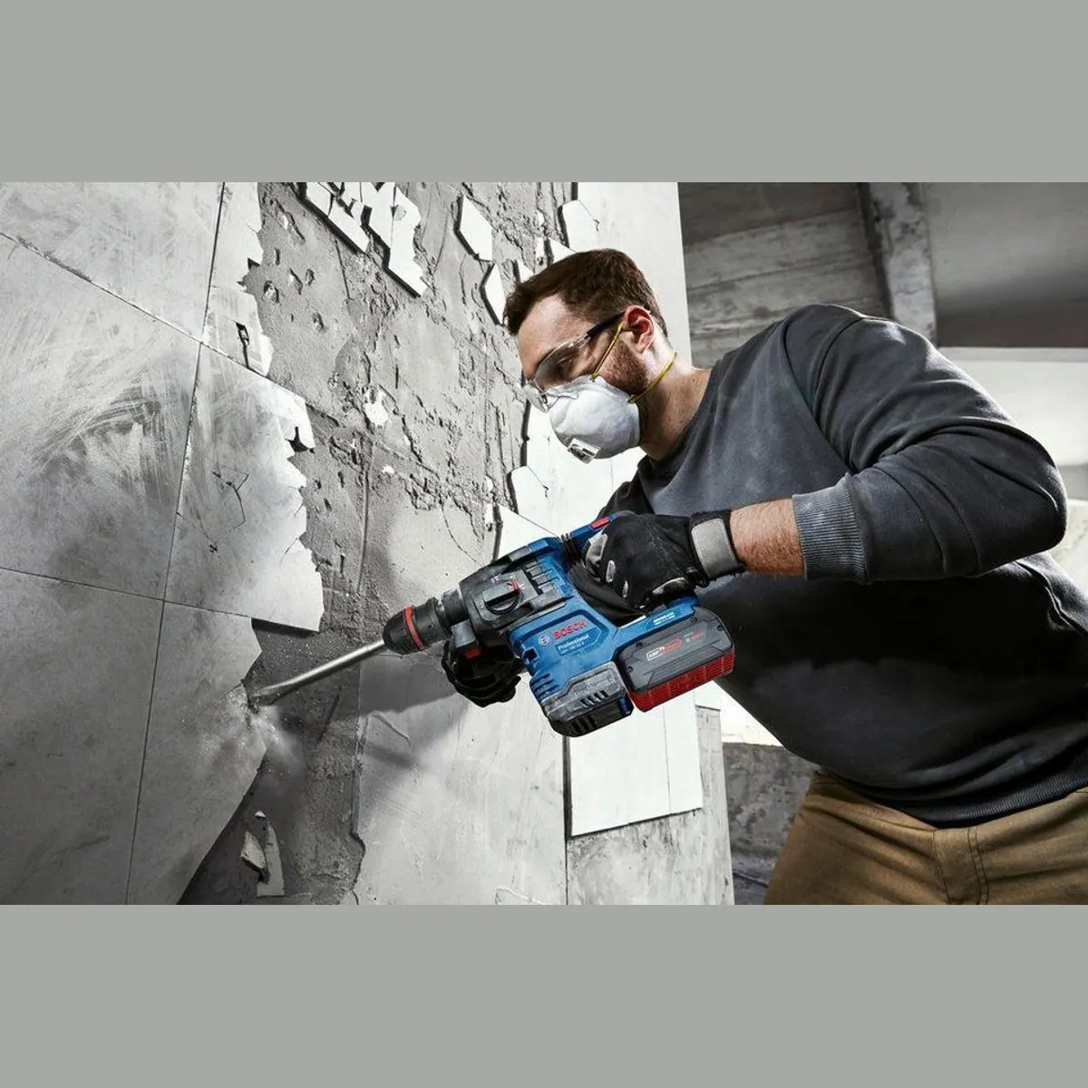 Bosch Professional GDS 18V-350 Akku-Drehschlagschrauber, 350 Nm, 2 x 4.0Ah Akku, L-BOXX 3