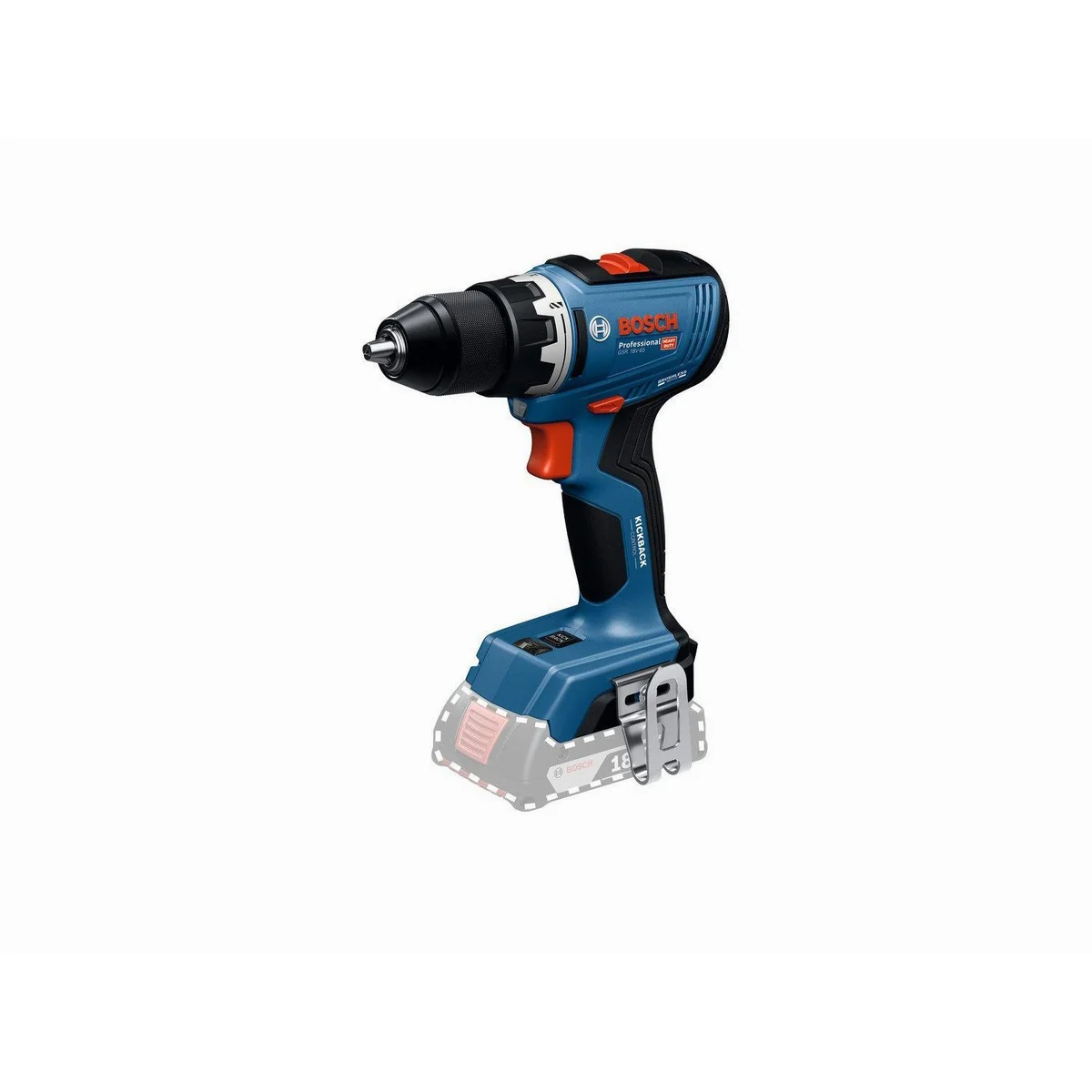 Bosch Professional GSR 18V-65, Akku-Bohrschrauber-Set mit 2 Akkus und 19-tlg. Handwerkzeug-Set 2
