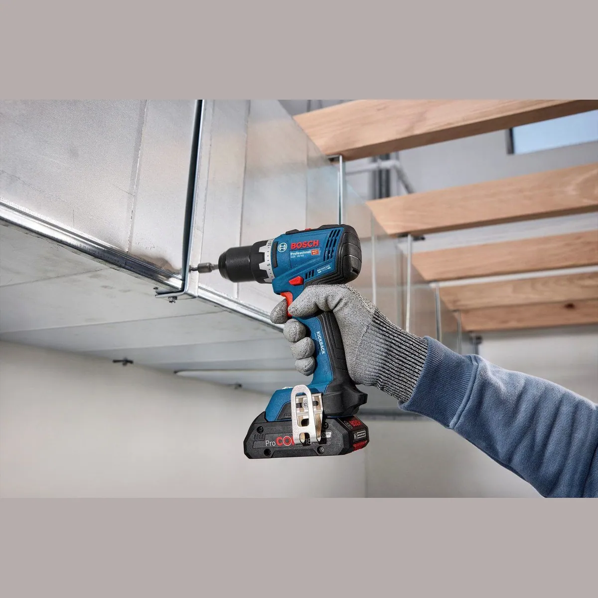 Bosch Professional GSR 18V-65, Akku-Bohrschrauber-Set mit 2 Akkus und 19-tlg. Handwerkzeug-Set 5