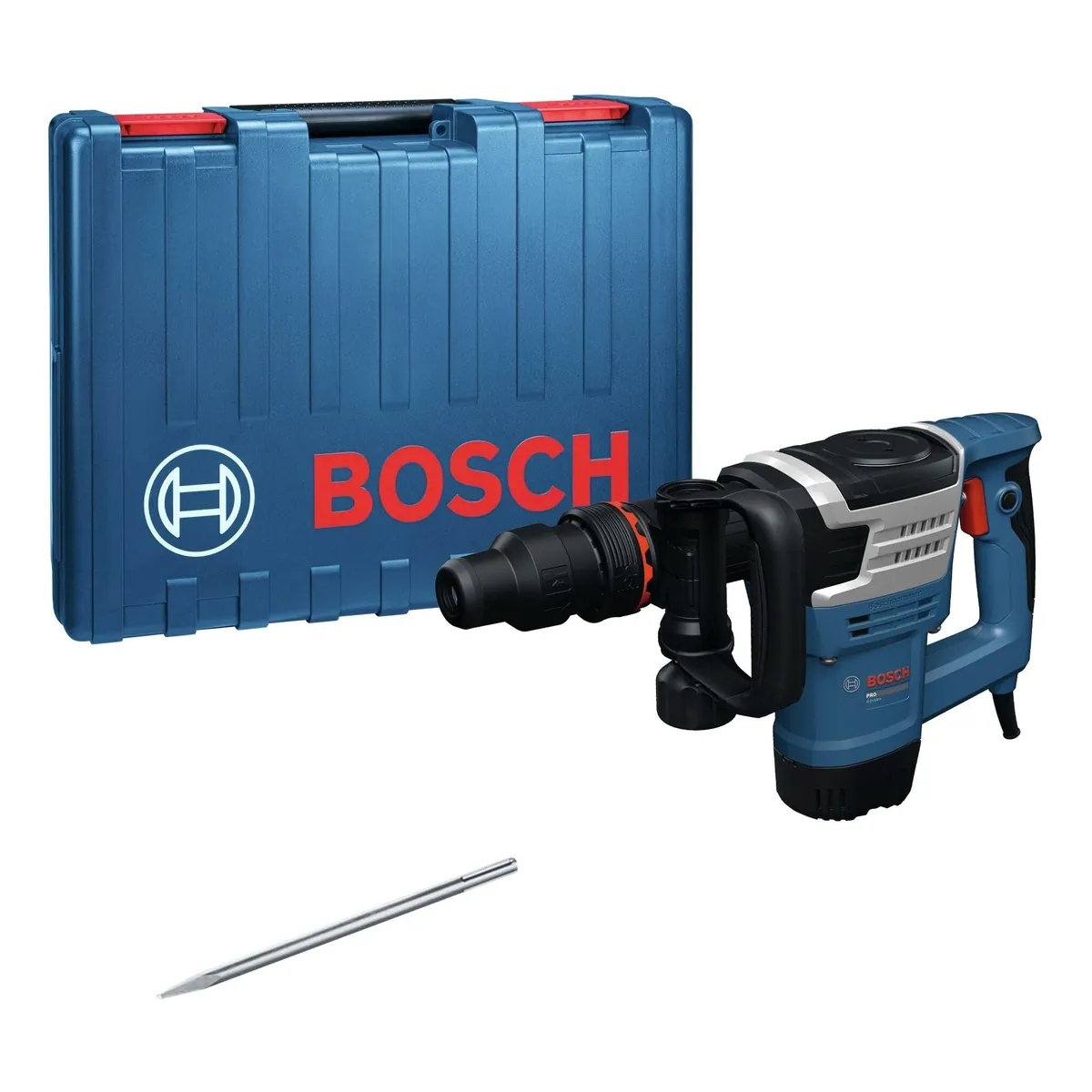 BOSCH GSH5MX Abbruchhammer, hohe Schlagkraft, ergonomisches Design — im Handwerkerkoffer