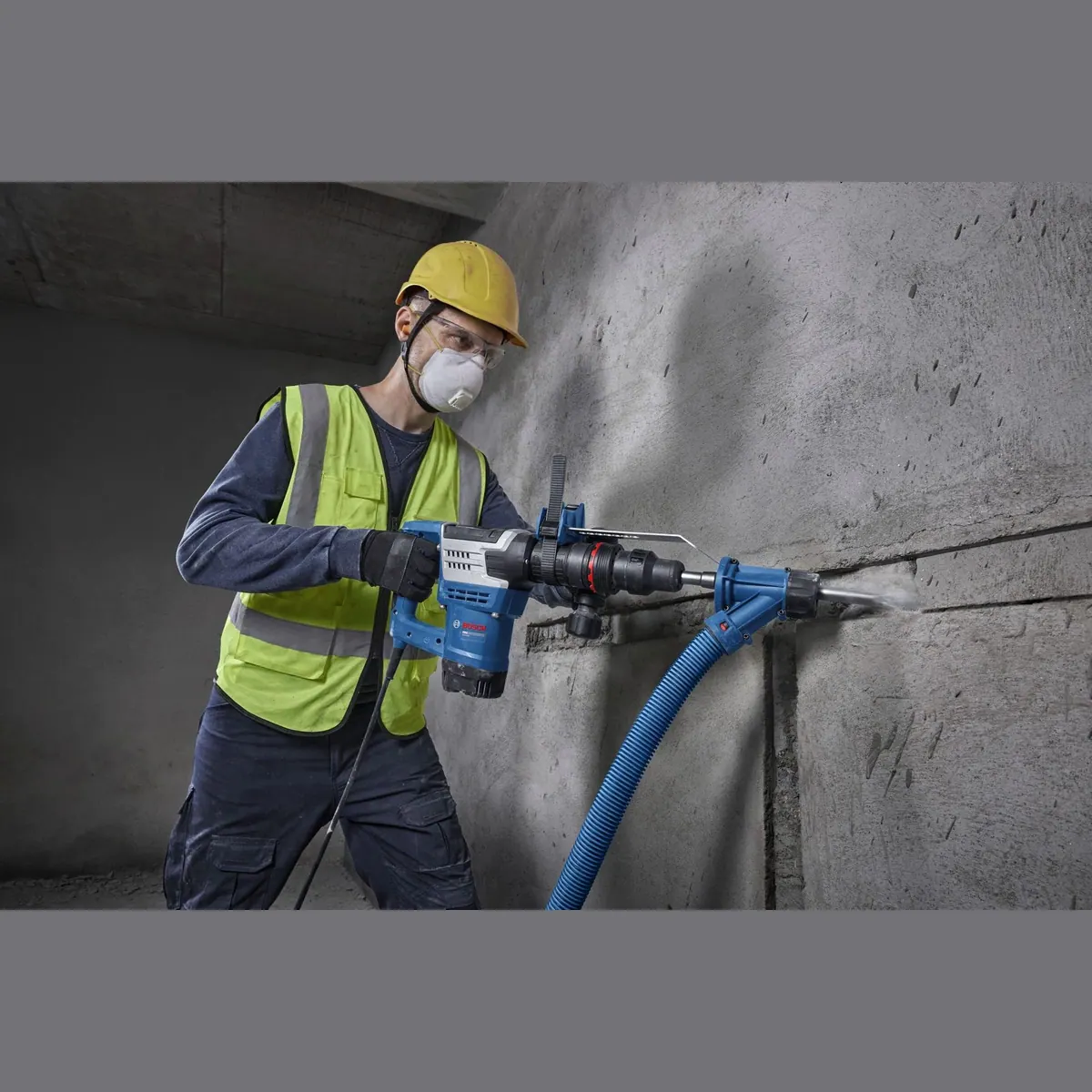BOSCH GSH5MX Abbruchhammer, hohe Schlagkraft, ergonomisches Design — im Handwerkerkoffer 4
