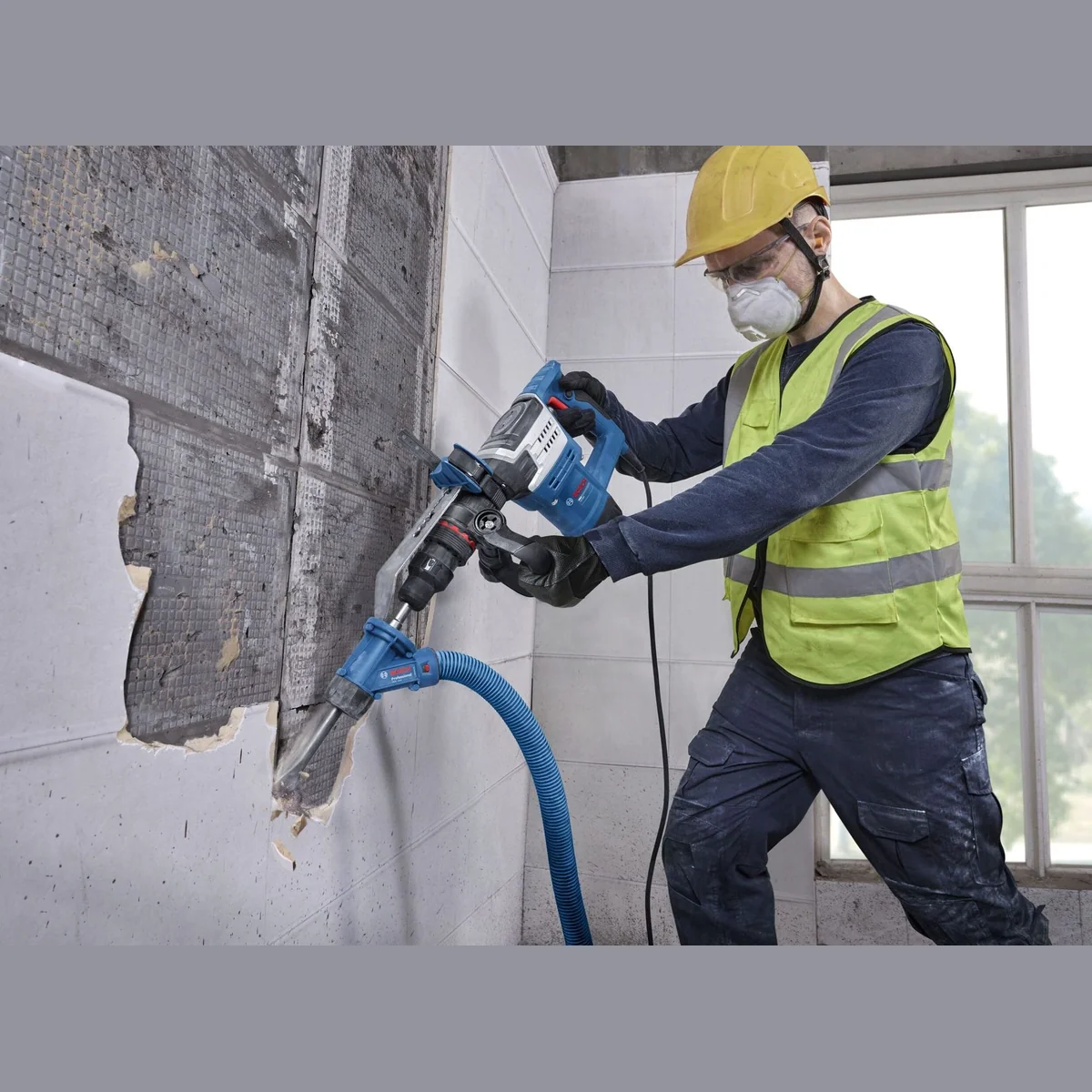 BOSCH GSH5MX Abbruchhammer, hohe Schlagkraft, ergonomisches Design — im Handwerkerkoffer 5