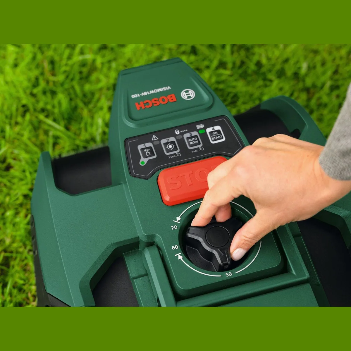 Bosch Home & Garden Rasenmähroboter VISIMOW18V-100, Akku-betrieben, einfache Bedienung 4
