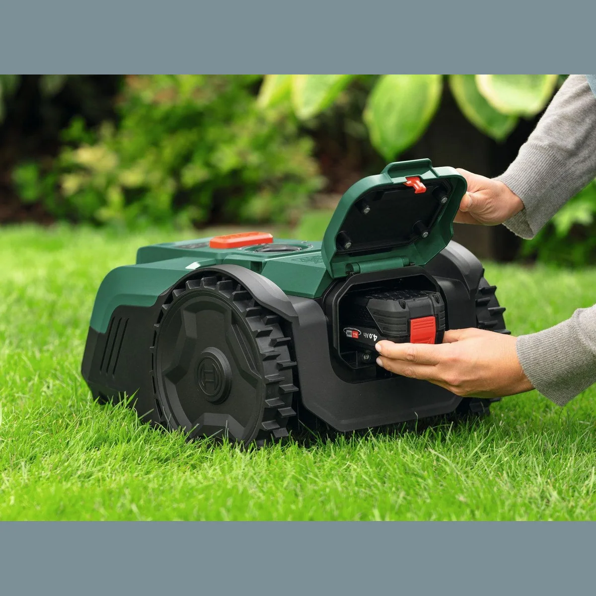 Bosch Home & Garden Rasenmähroboter VISIMOW18V-100, Akku-betrieben, einfache Bedienung 5