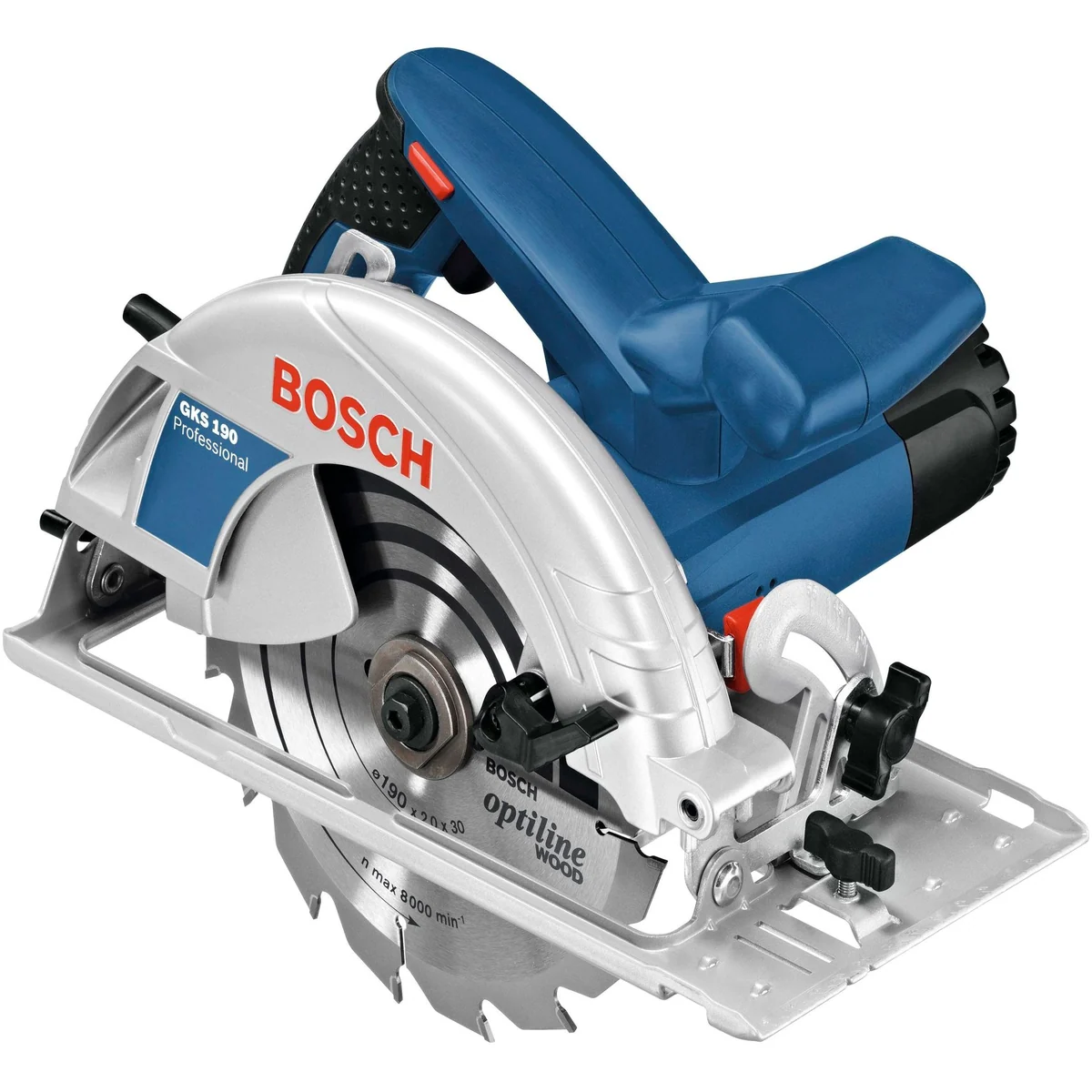 Bosch Professional GKS 190 Handkreissäge, 1400 W, präzise Schnitte