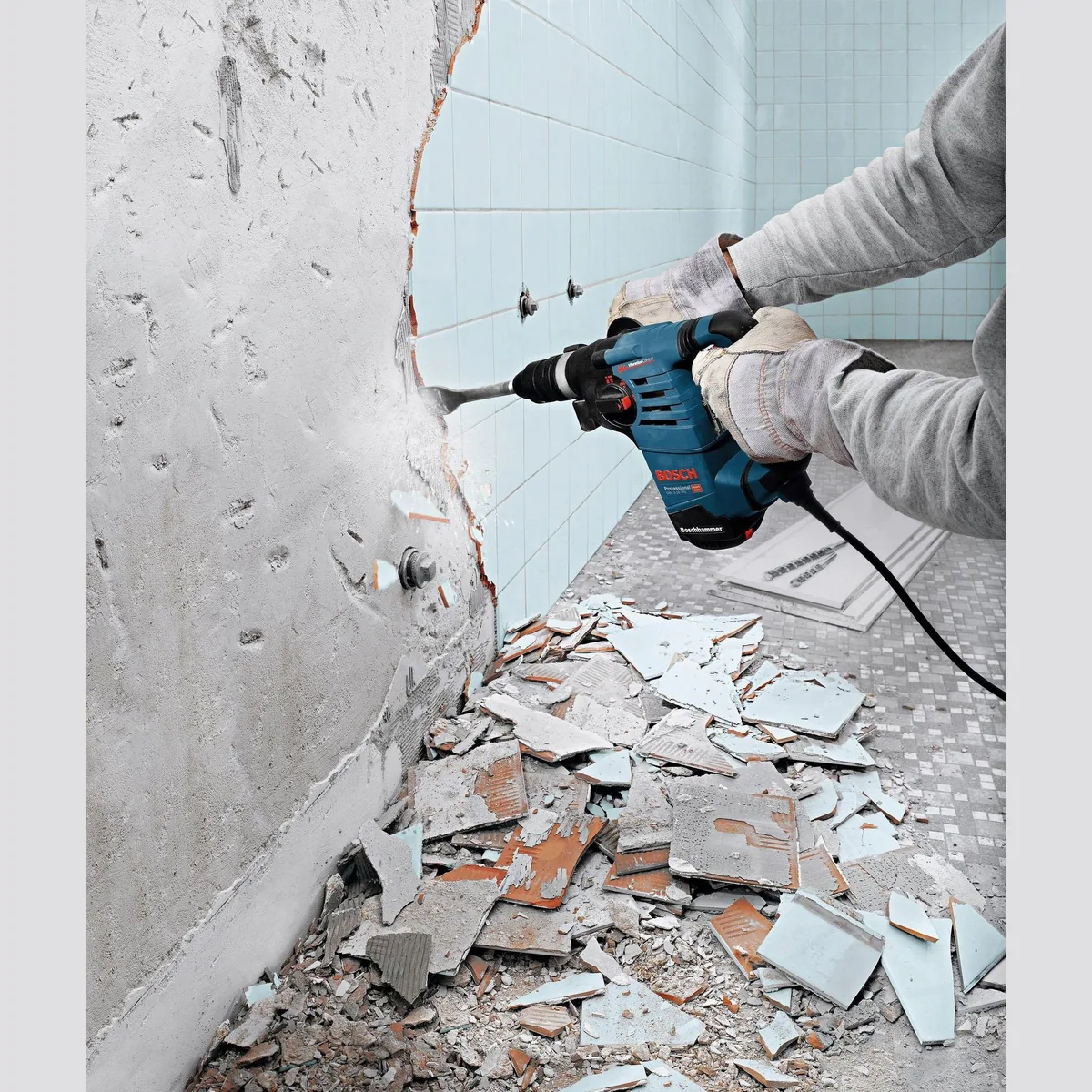 Bosch Professional Bohrhammer GBH 3-28 DFR, hohe Meißelleistung, geringe Vibration 4