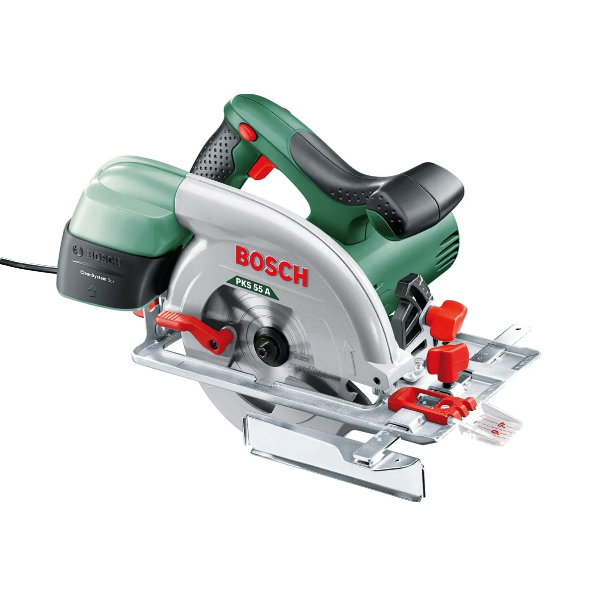 Bosch Home & Garden Handkreissäge PKS 55 A, präzise Schnitte, integrierte Spannhebel