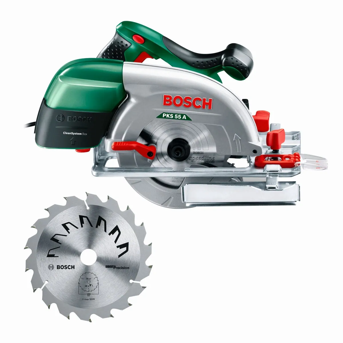 Bosch Home & Garden Handkreissäge PKS 66 A, kraftvoll und präzise für Holzarbeiten
