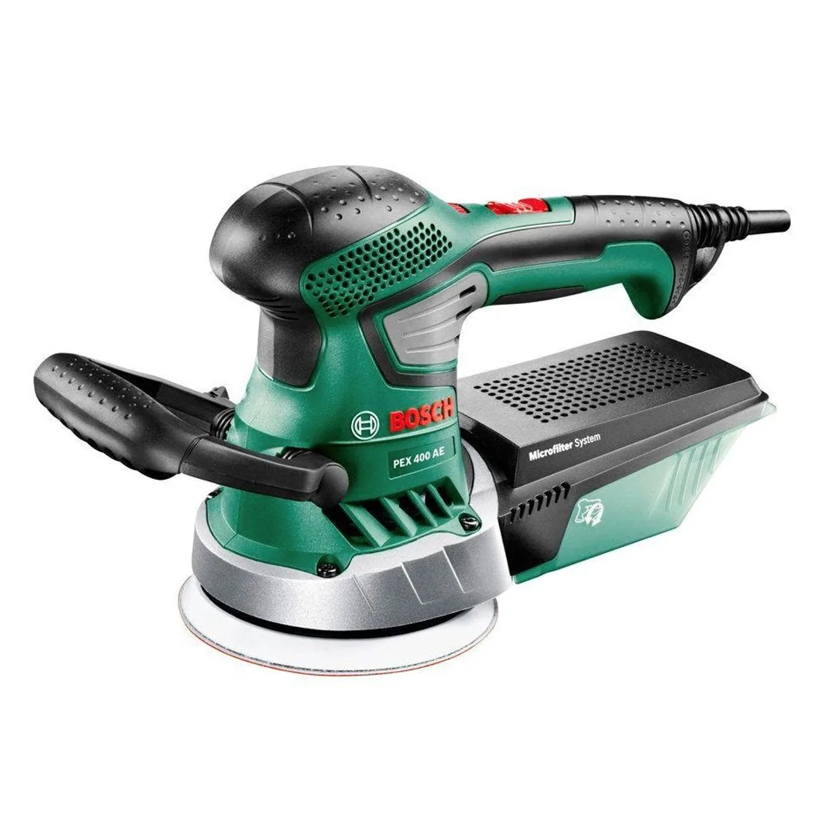 Bosch Home & Garden Exzenterschleifer PEX 400 AE, 370 W, 13000 U/min — leichte Handhabung, präzise Ergebnisse, geringe Vibration