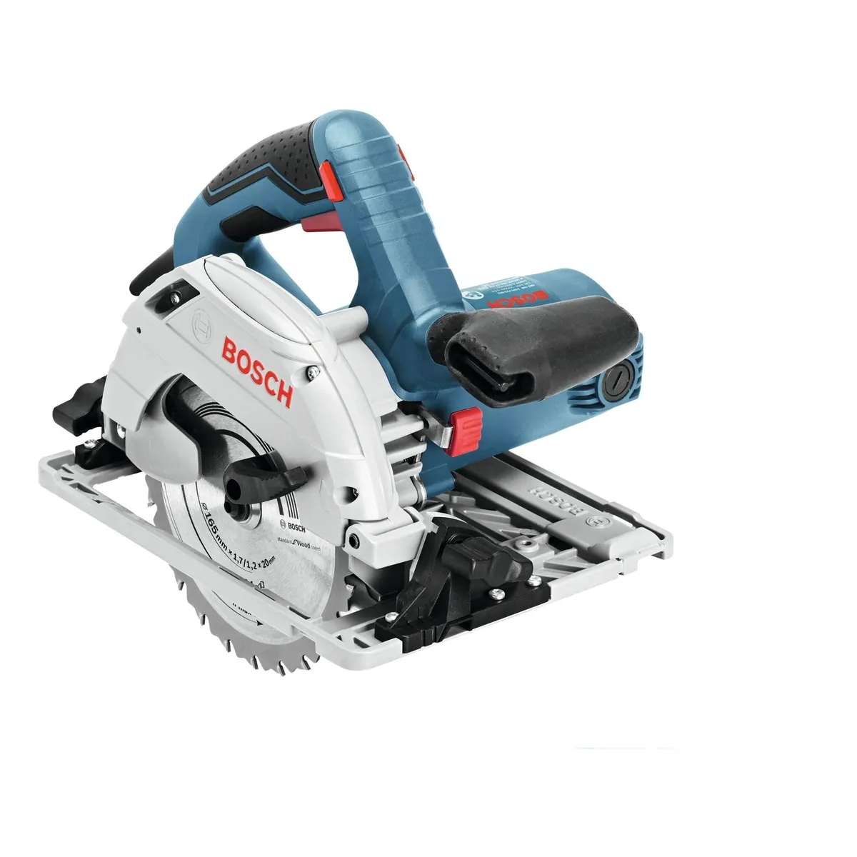 Bosch Professional GKS 55+ GCE Handkreissäge, präzise Schnitte bis 63 mm Tiefe