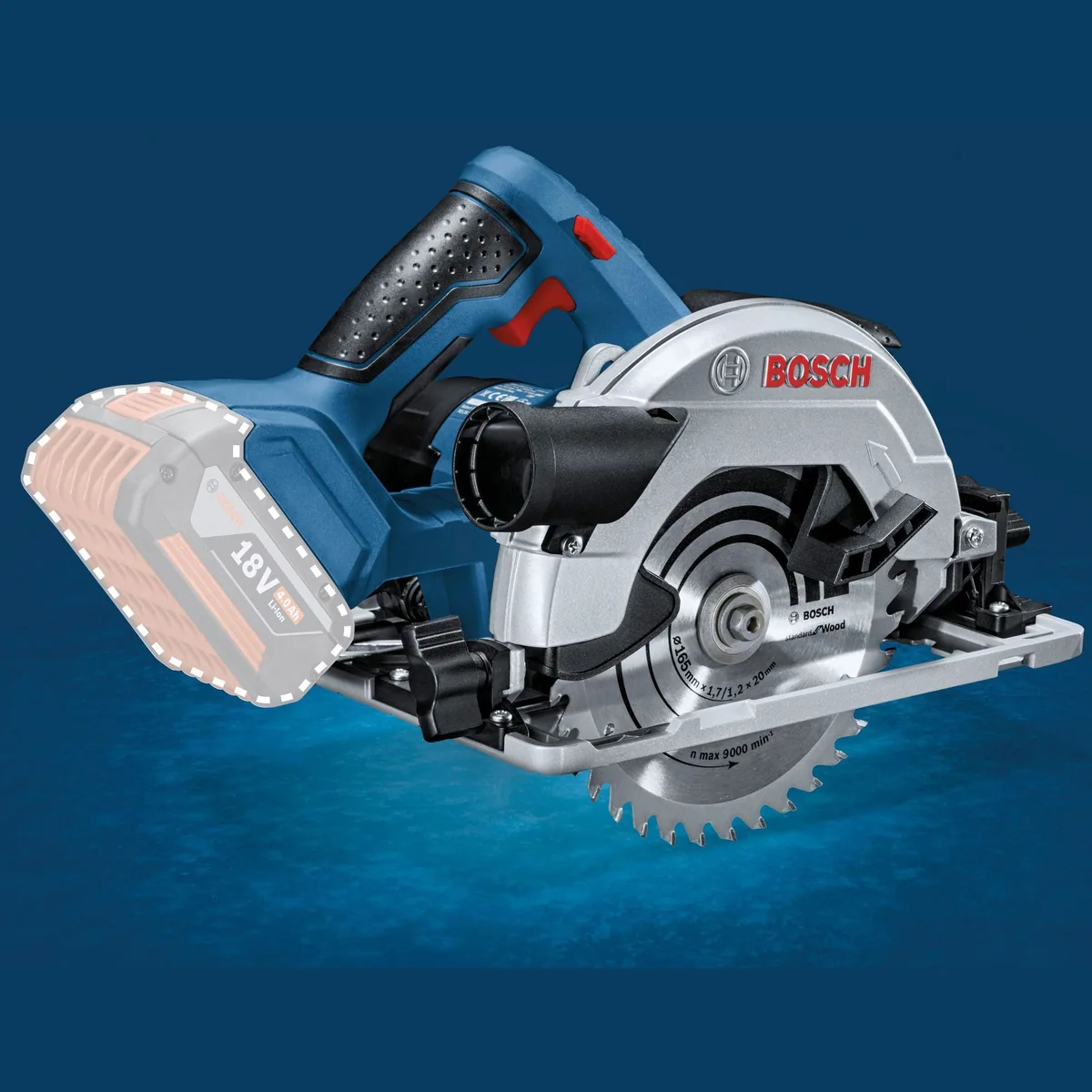 Bosch Professional GKS 18V-57 G, präzise Akku-Handkreissäge, starke Leistung und Sicherheit 2